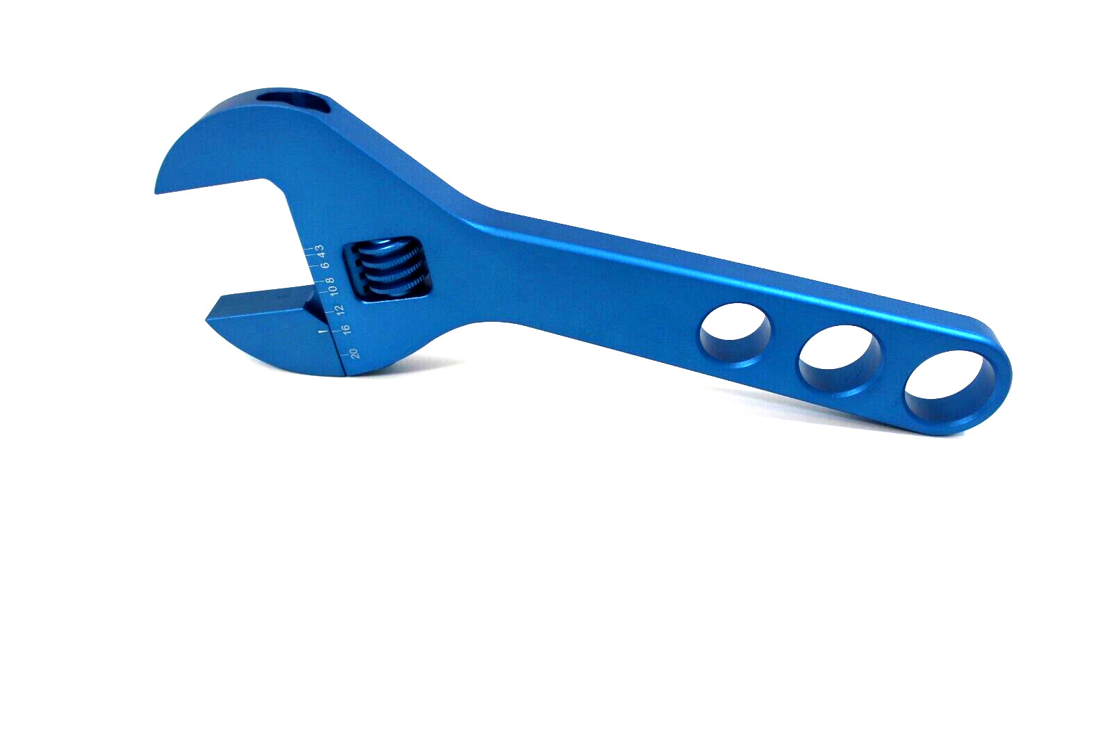 Adjustable AN Fitting Wrench Crescent Aluminum 3AN to 20AN Billet Aluminum Blue