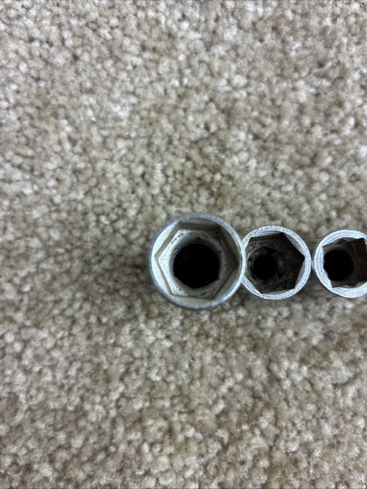 International Harvester 1/4 Drive 5pc.Socket Set SAE Good Condition