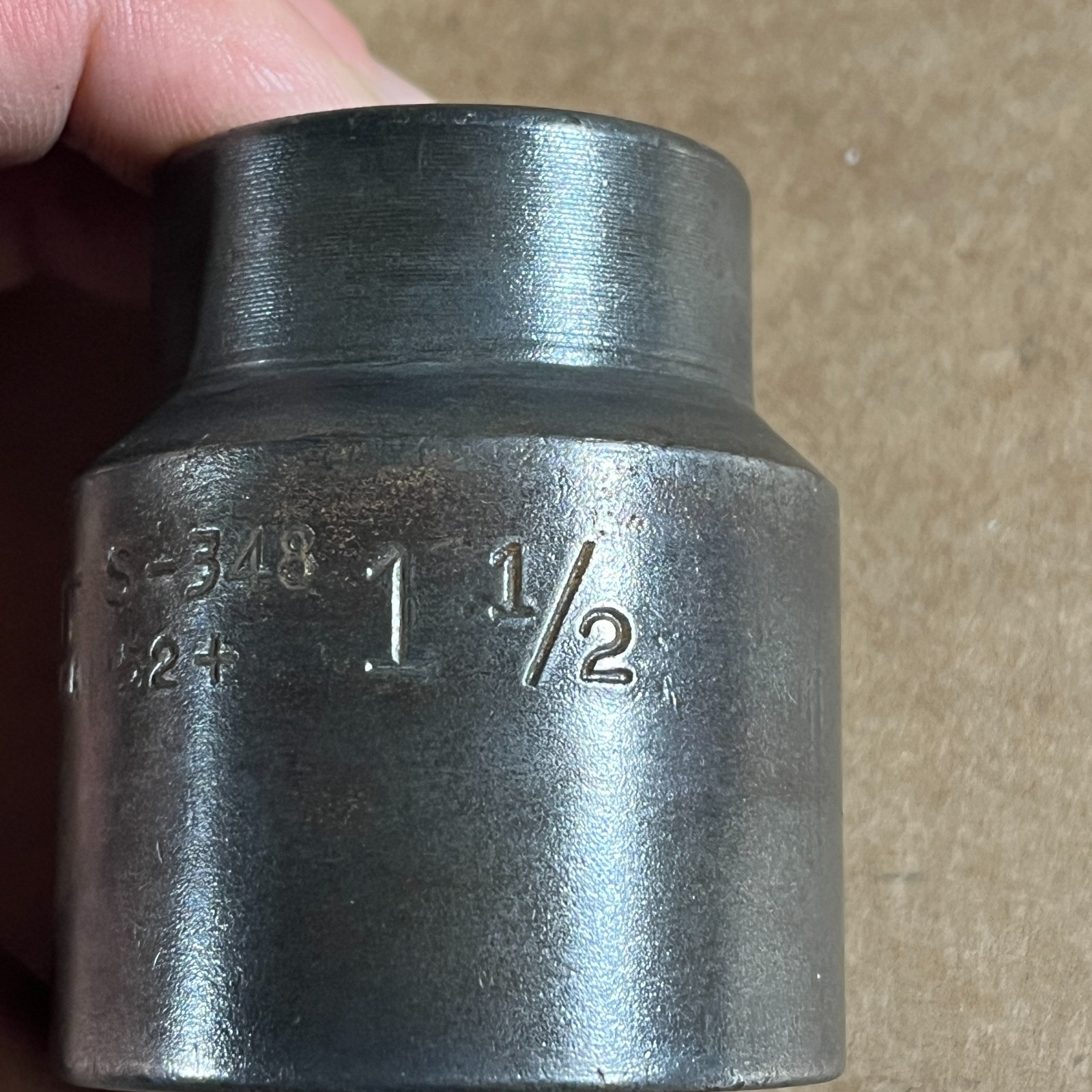 Wright 3/4″ Drive 1-1/2″ Socket S-348 Industrial Finish 12 pt