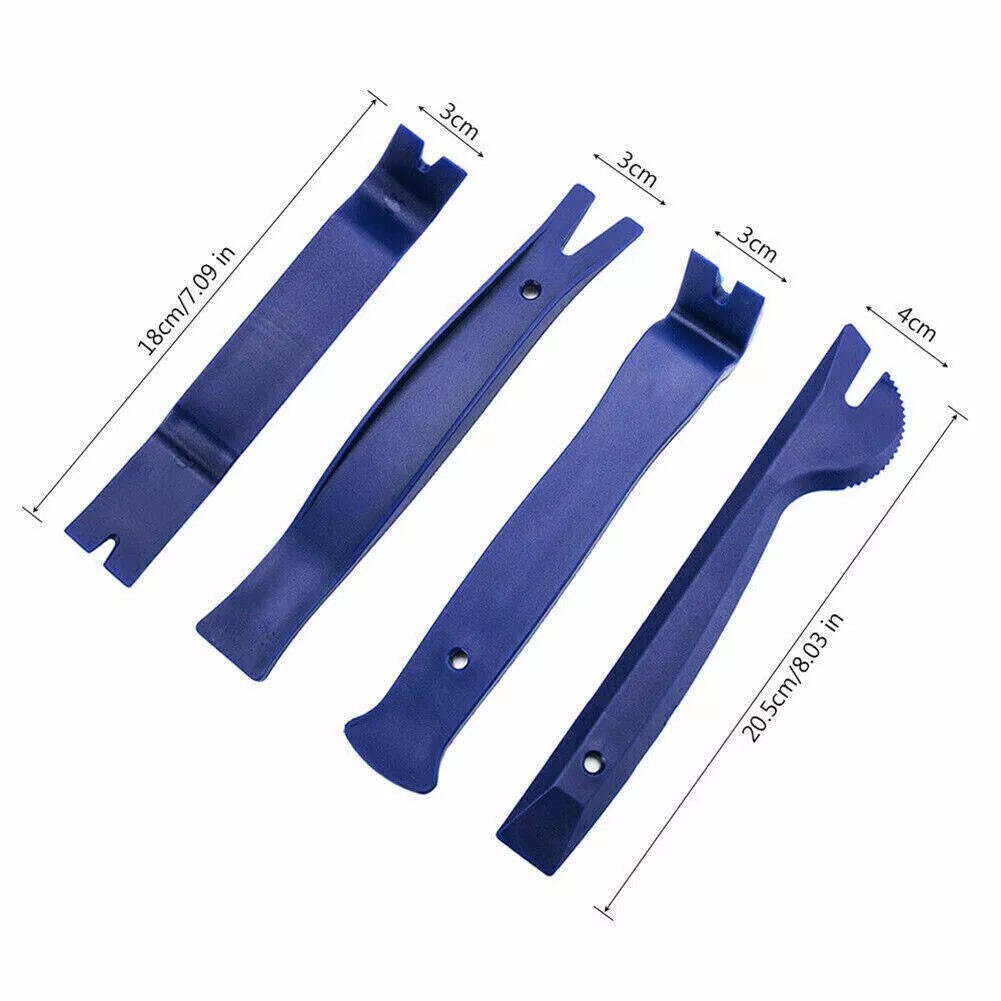 Car Trim Removal Tool 12/Set Molding Pry Kit Auto Panel Door Dash Interior Clip