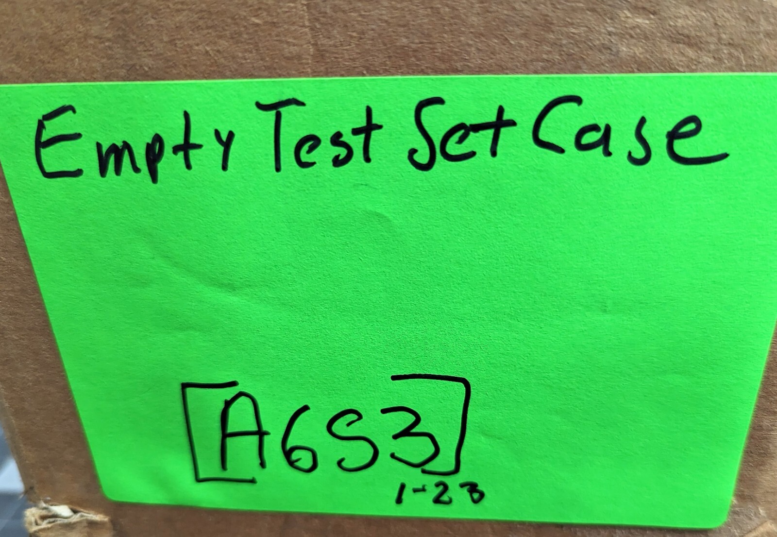 EMPTY Automotive Test Set Case New Military Issue 18”x16”x8” [A6S3]