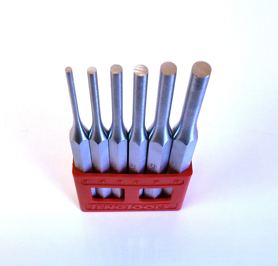 Teng Tools PPS06 Special steel pin punch set of 6 Pieces 69110104