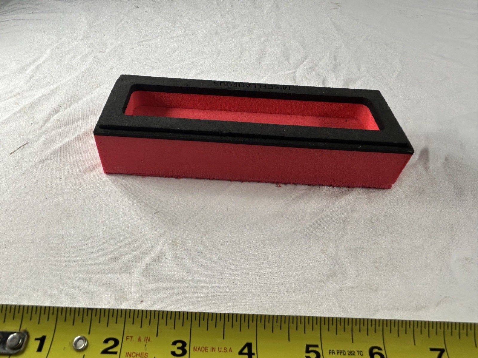 Snap On Red Black Miscellaneous Foam Storage Organizer