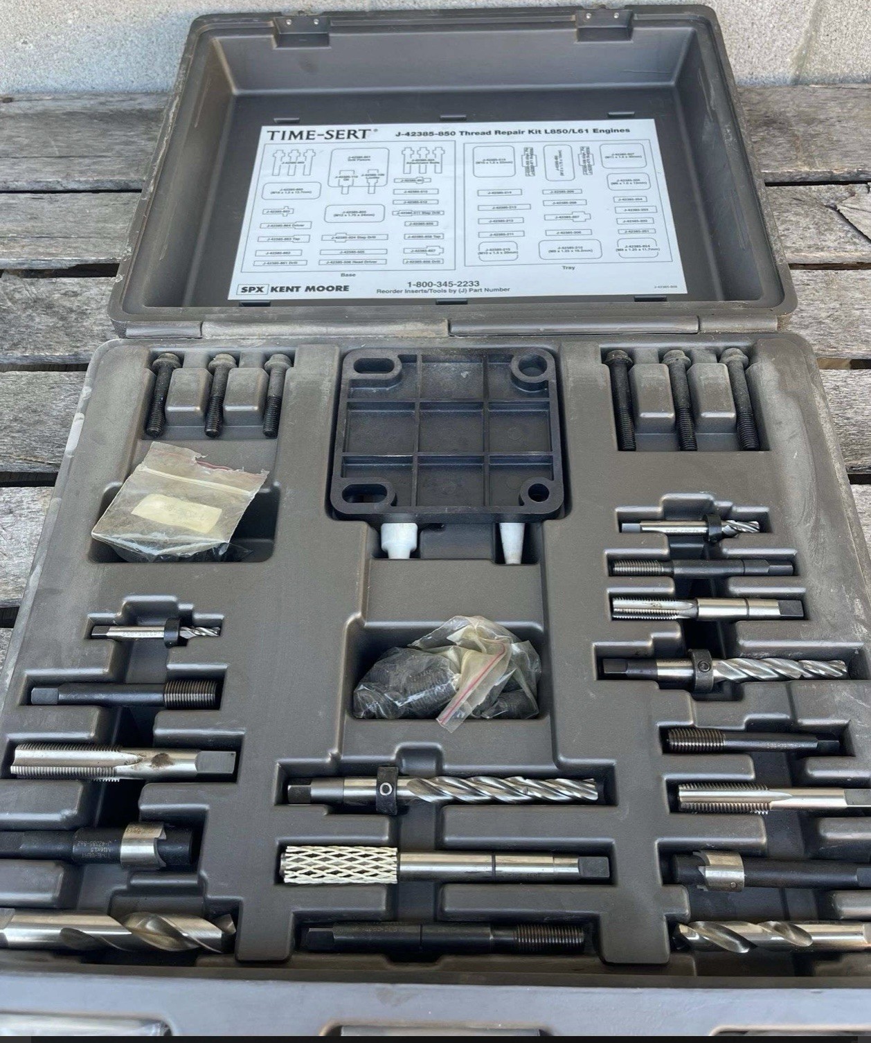 Kent-Moore J-42385-850 Factory Thread Repair Tool Set
