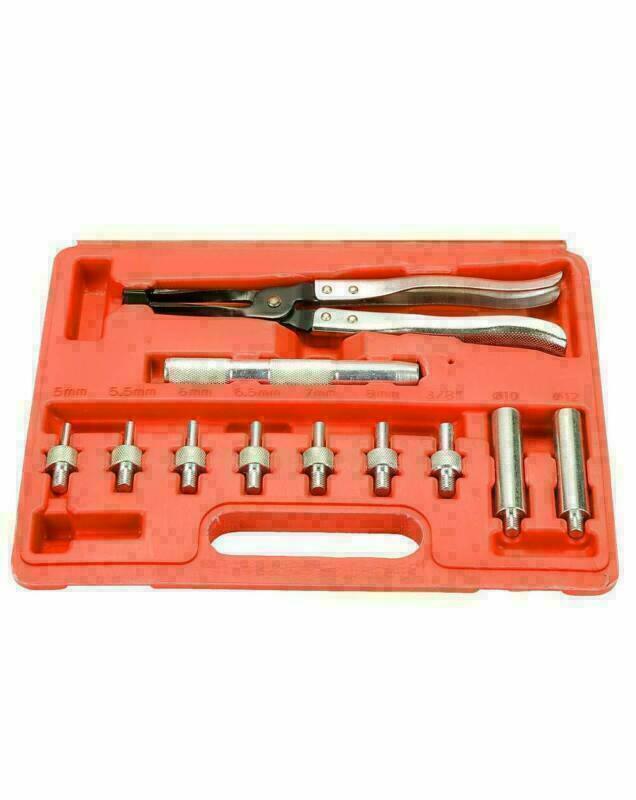 11Pc Valve Stem Seal Removal & Installer Tool Kit Remover Plier for Car Truck