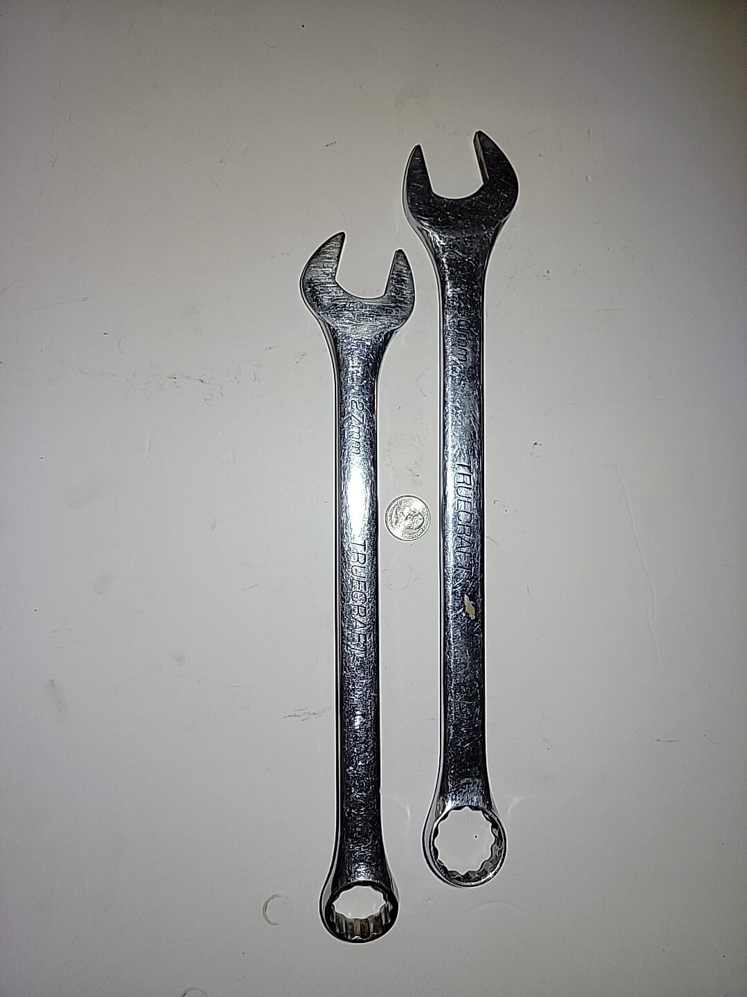 2 Pc Japanese Made True Craft 8127 & 8130 27 & 30mm Wrenches