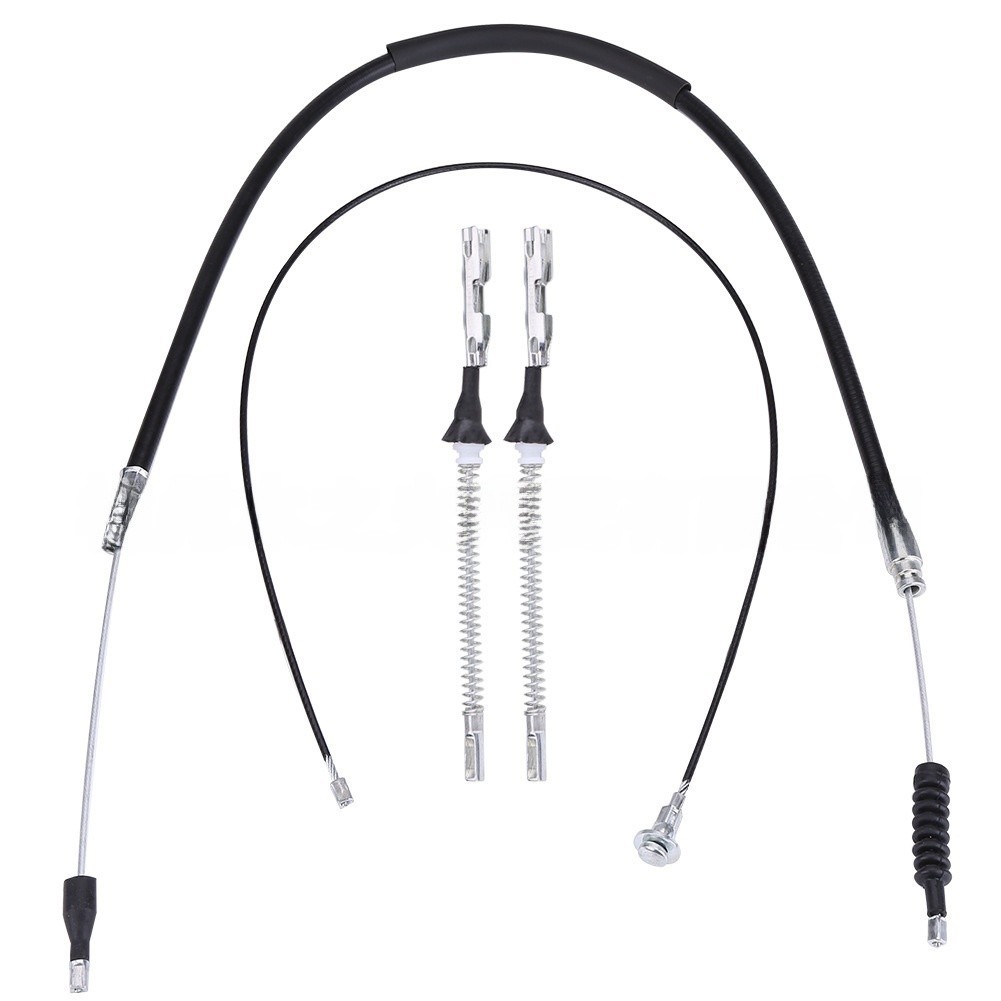 For Opel For Corsa C Handbrake Cable Plastic+Metal Construction 4pcs Set