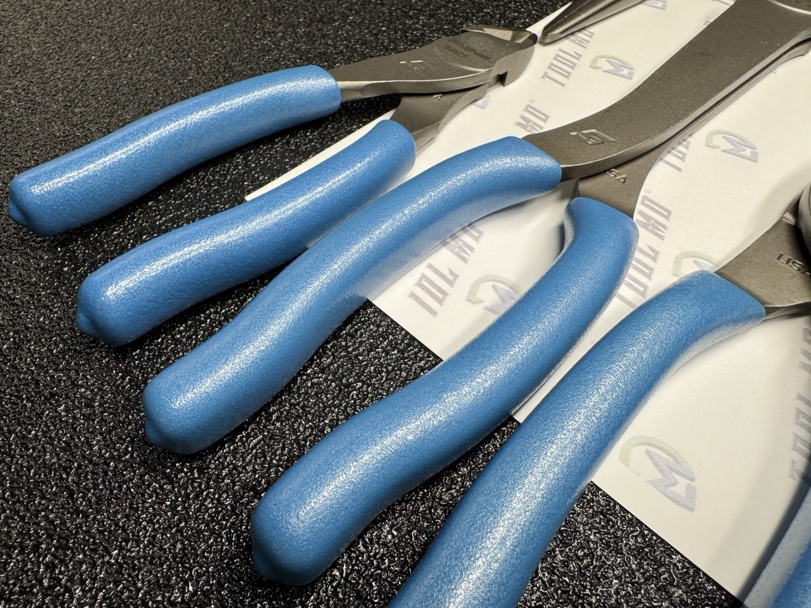 Snap-on Tools USA NOS RARE 5pc PEARL BLUE Plier & Heavy-Duty Cutter Set 312CF
