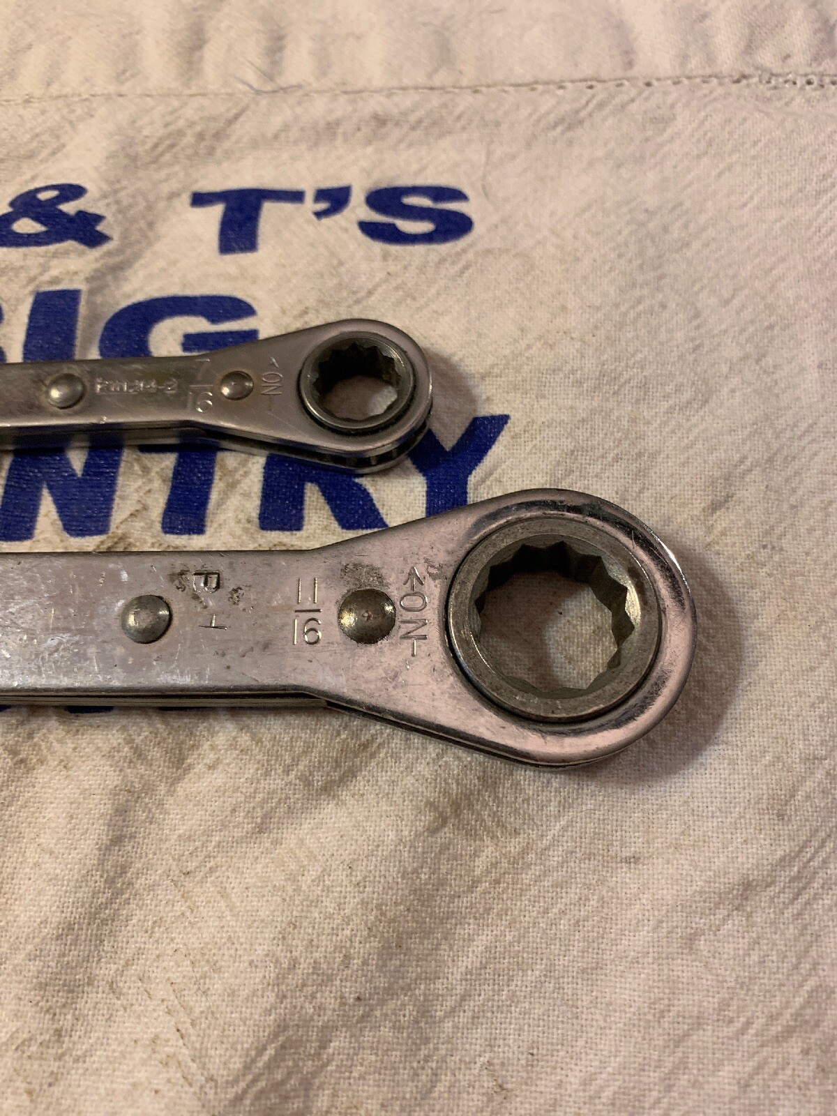 Mac Tools USA 2pc 12pt Ratcheting Wrench Set RW1214-2 RW2022-2