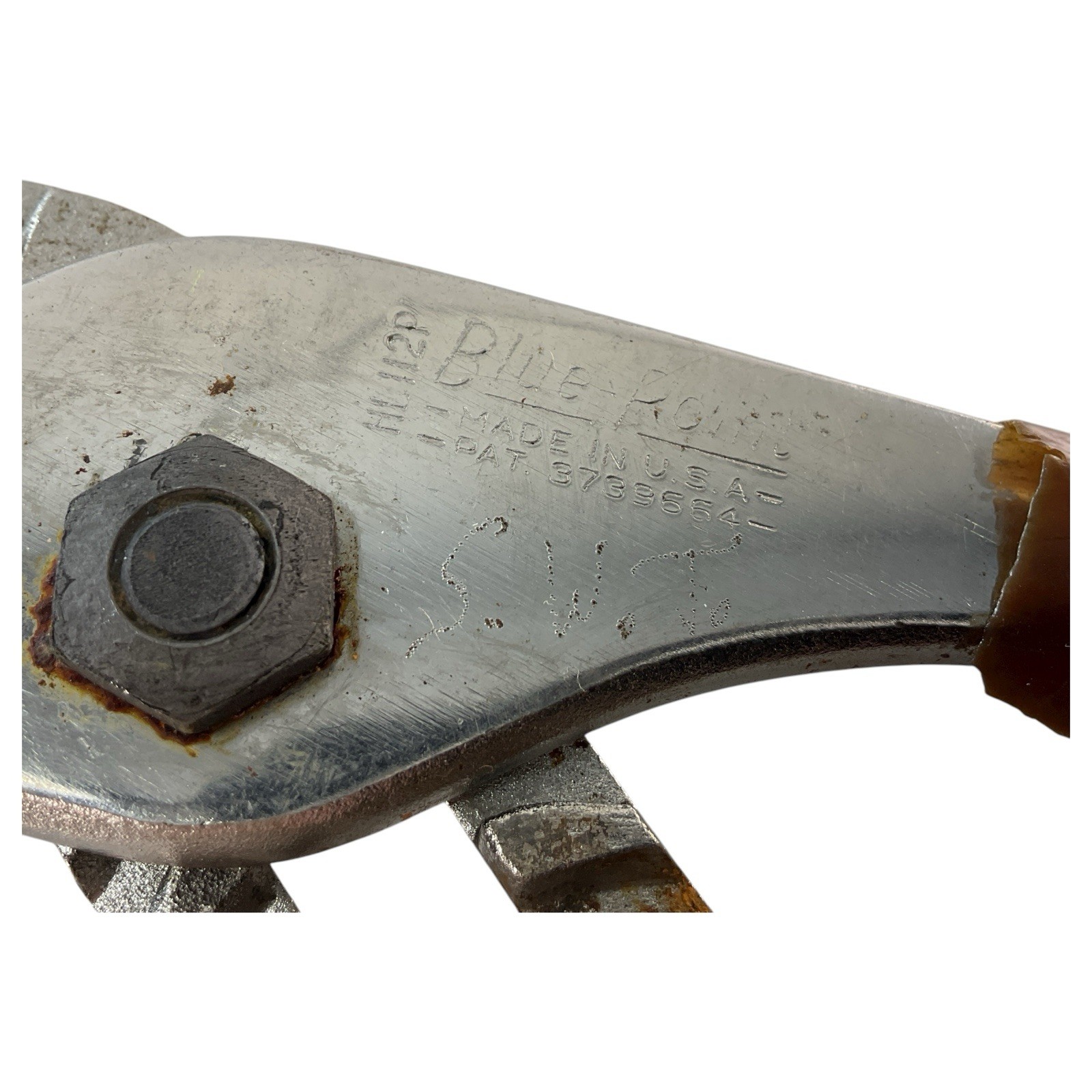 Blue Point Tools HL112P 12 Inch Slip Joint Pliers Red Handle Vintage USA Made