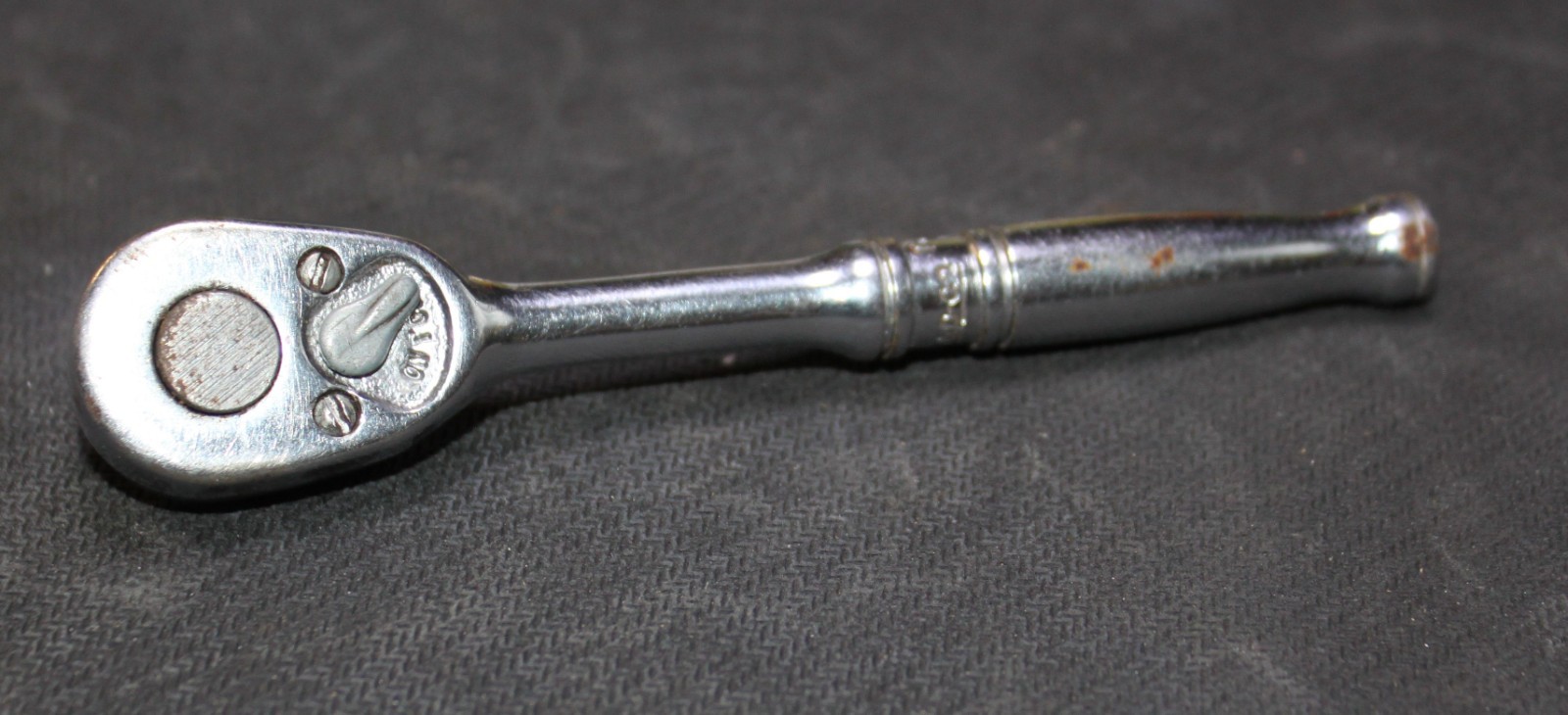 SNAP ON TM70B 1/4″ DRIVE STUBBY RATCHET4.25″ LONG CHROME USA