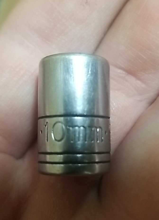 S-K Tools Usa, 10mm 6 Point Socket 1/4 Dr. 40709 Shallow