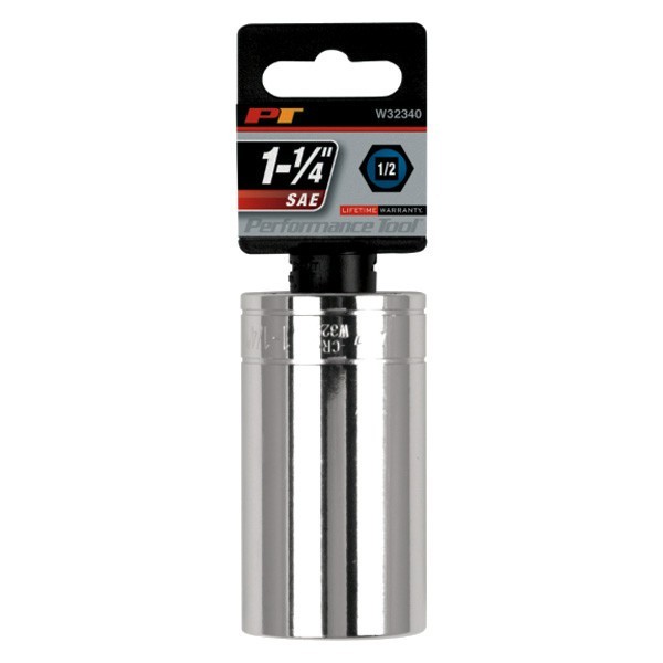 Performance Tool W32340 1/2″ Drive 1-1/4″ 6-Point SAE Deep Socket