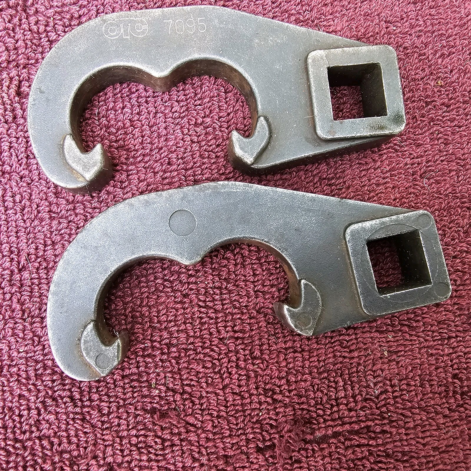 OTC Tools USA 2pc 1/2” Dr. Tie Rod Adjusting Wrenches, 7095 + Unmarked