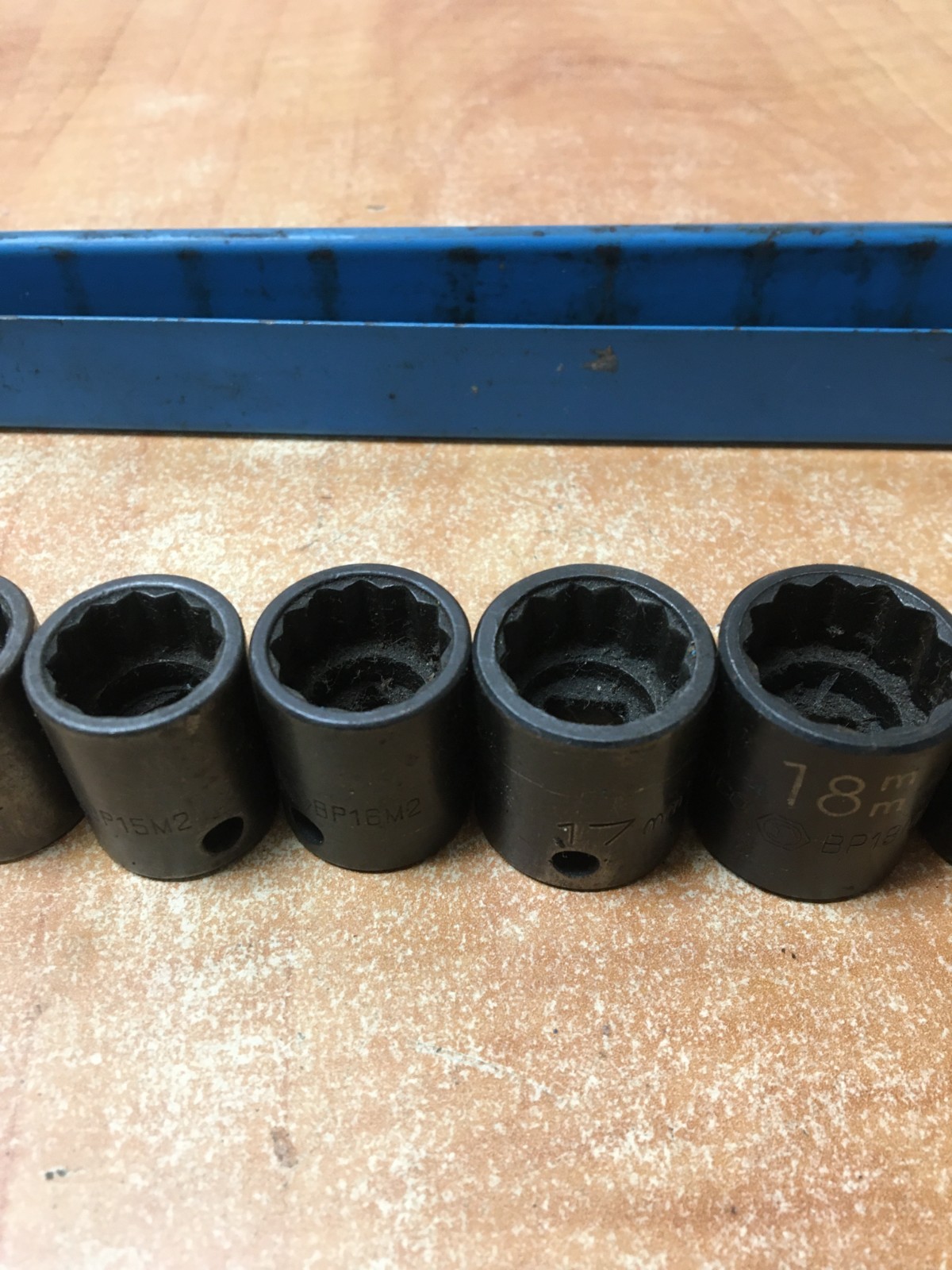 MATCO 13pc 3/8″ Drive Metric Impact Socket Set 10-22MM BP10M2A to BP22M2 w/tray