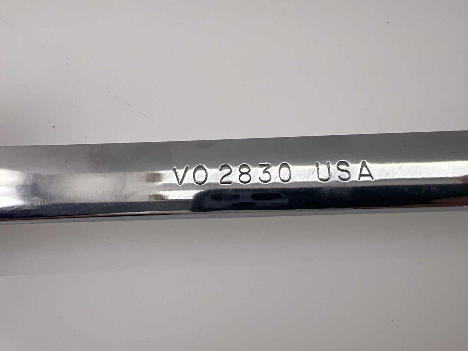 Snap On VO2830 Double Open End Wrench Chrome 7/8-in. 15/16-in. SAE USA