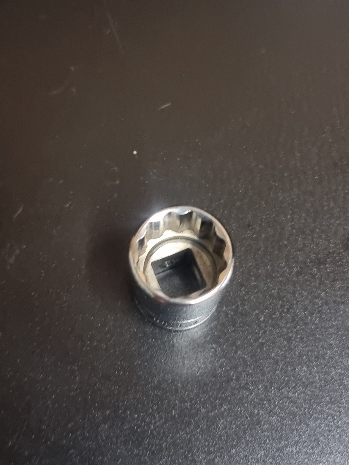 Snap On F201 3/8″ Drive 12 Point 5/8″ Shallow Chrome Socket