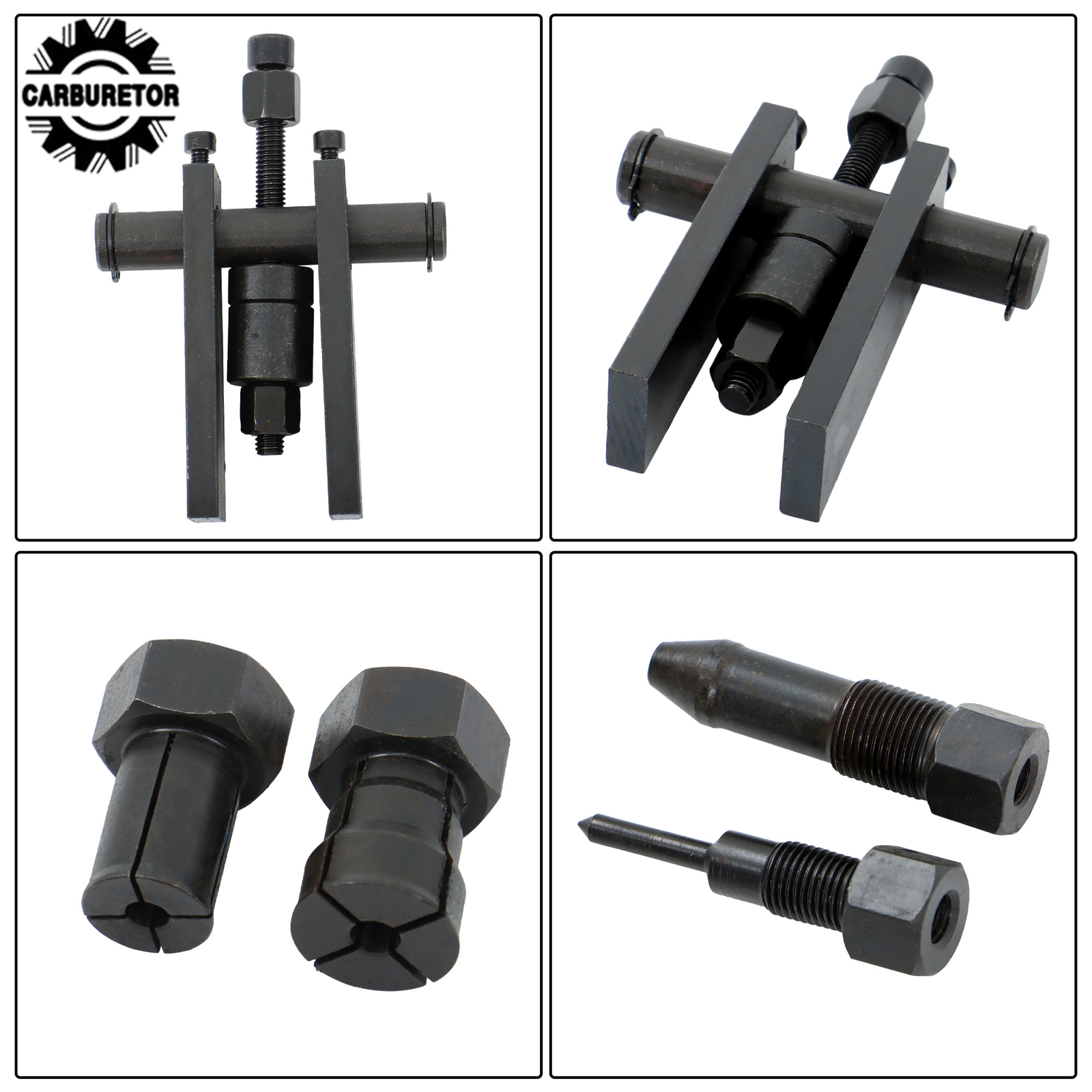 10pc Blind Hole Inner Bearing Puller Set 8-25mm Remover Slide Tool Internal Kit