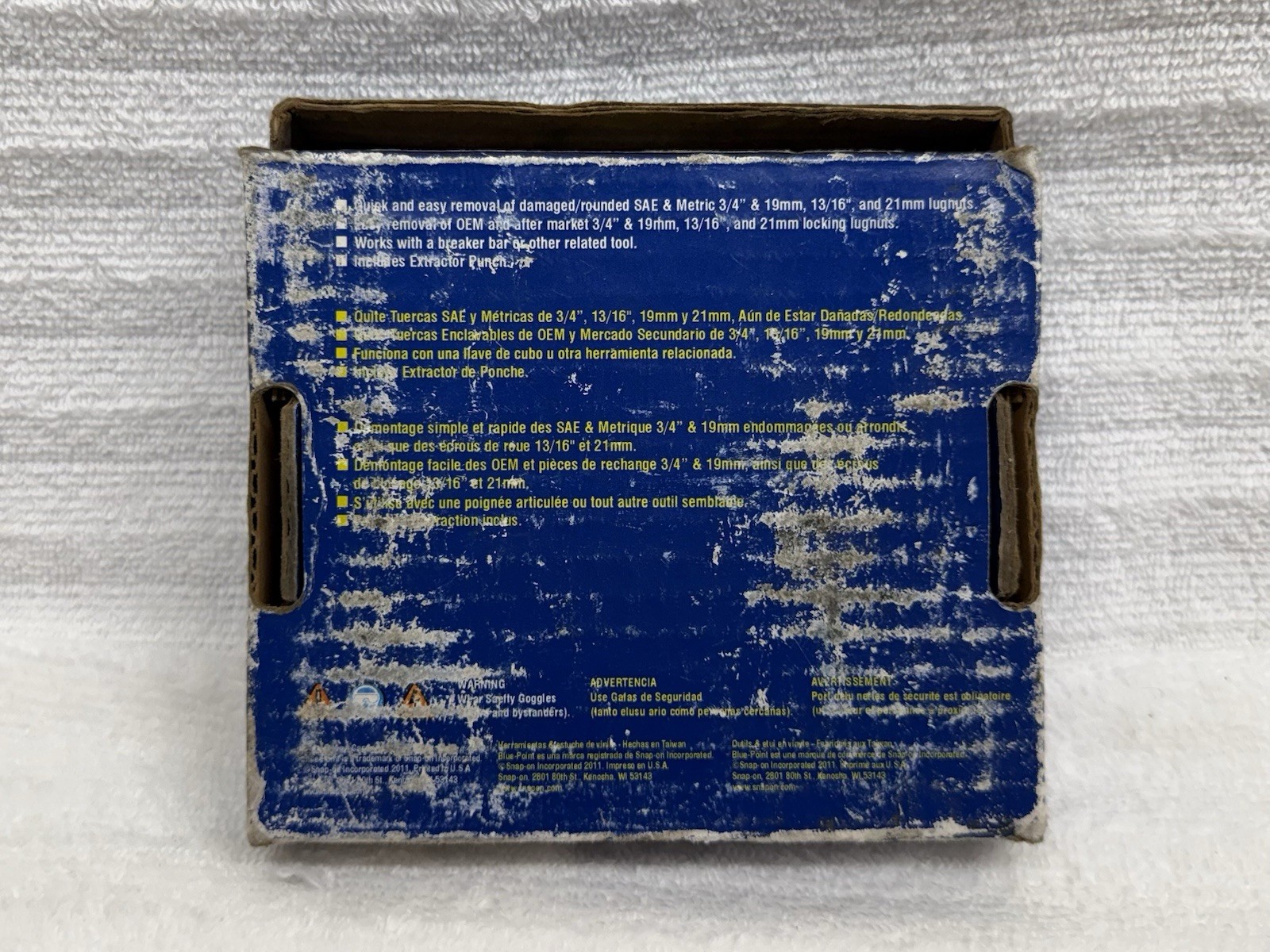 Blue Point Tools 1/2 Drive Flip Twist Lug Nut Socket set TSR1000 Vintage