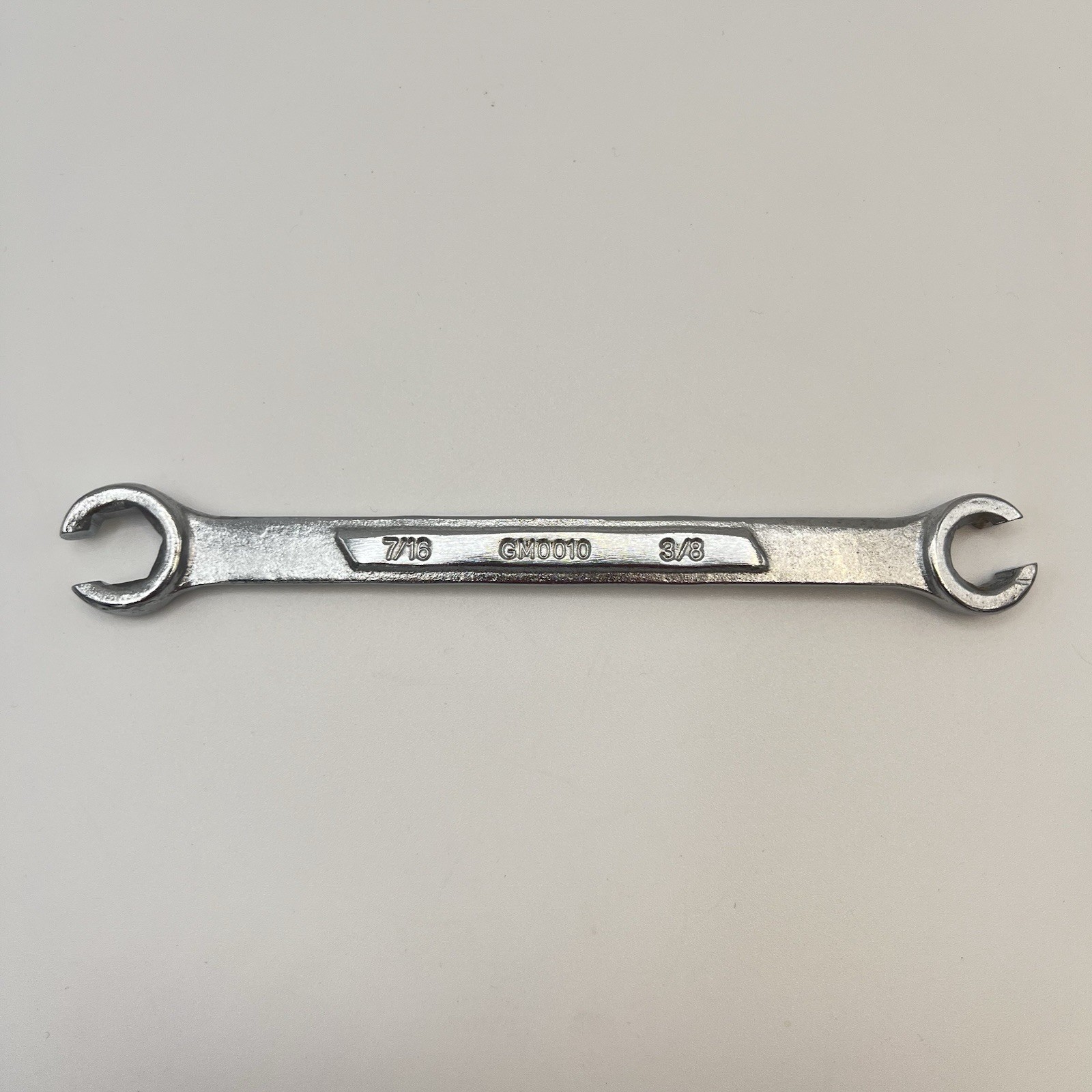 Power Torque 3/8″ x 7/16″ Double End Flare Nut Line Wrench Tool GM0010 NOS