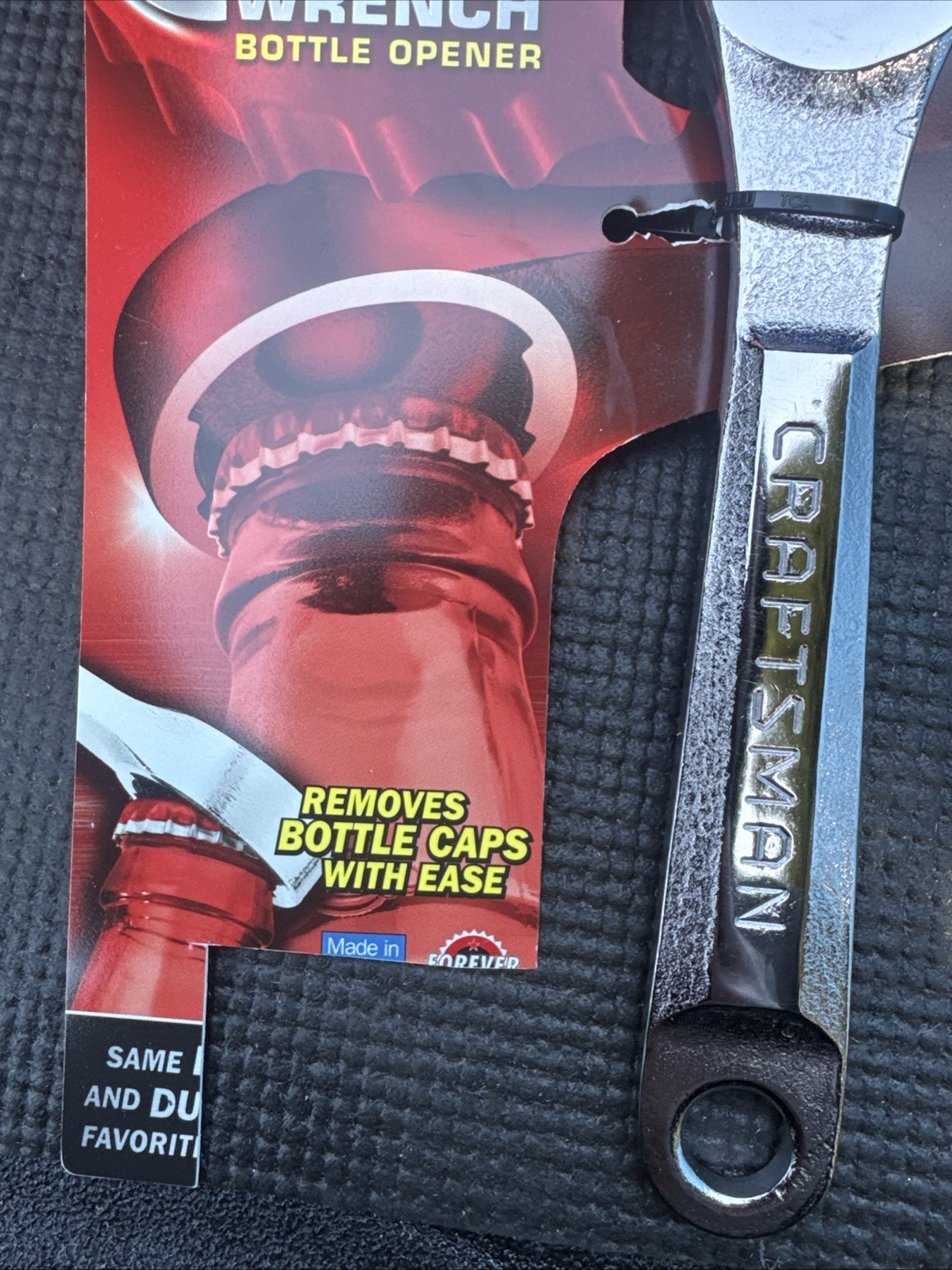 USA MADE VERSION SEARS Craftsman Bottle Cap Wrench Bottle Opener 44500 NOS