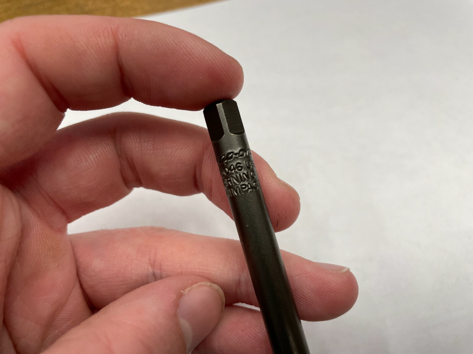Snap-on Tools USA NEW 1/4″ Hex-To-1/4″ Square 6″ Long Drive Adapter GMB3046