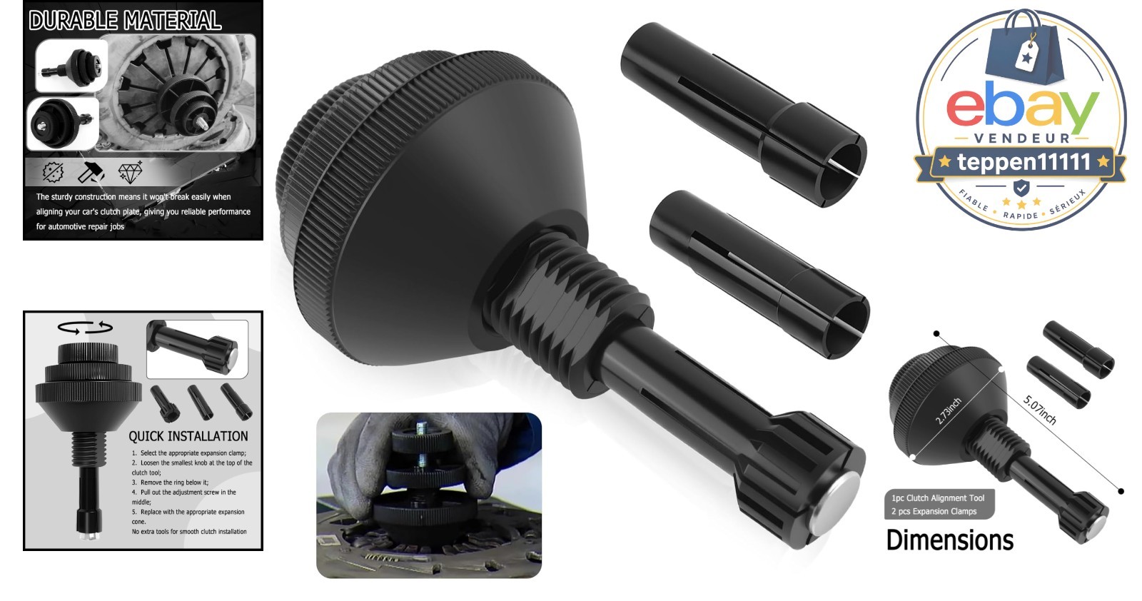 Clutch Alignment Tool Kit for Single Disc Clutches