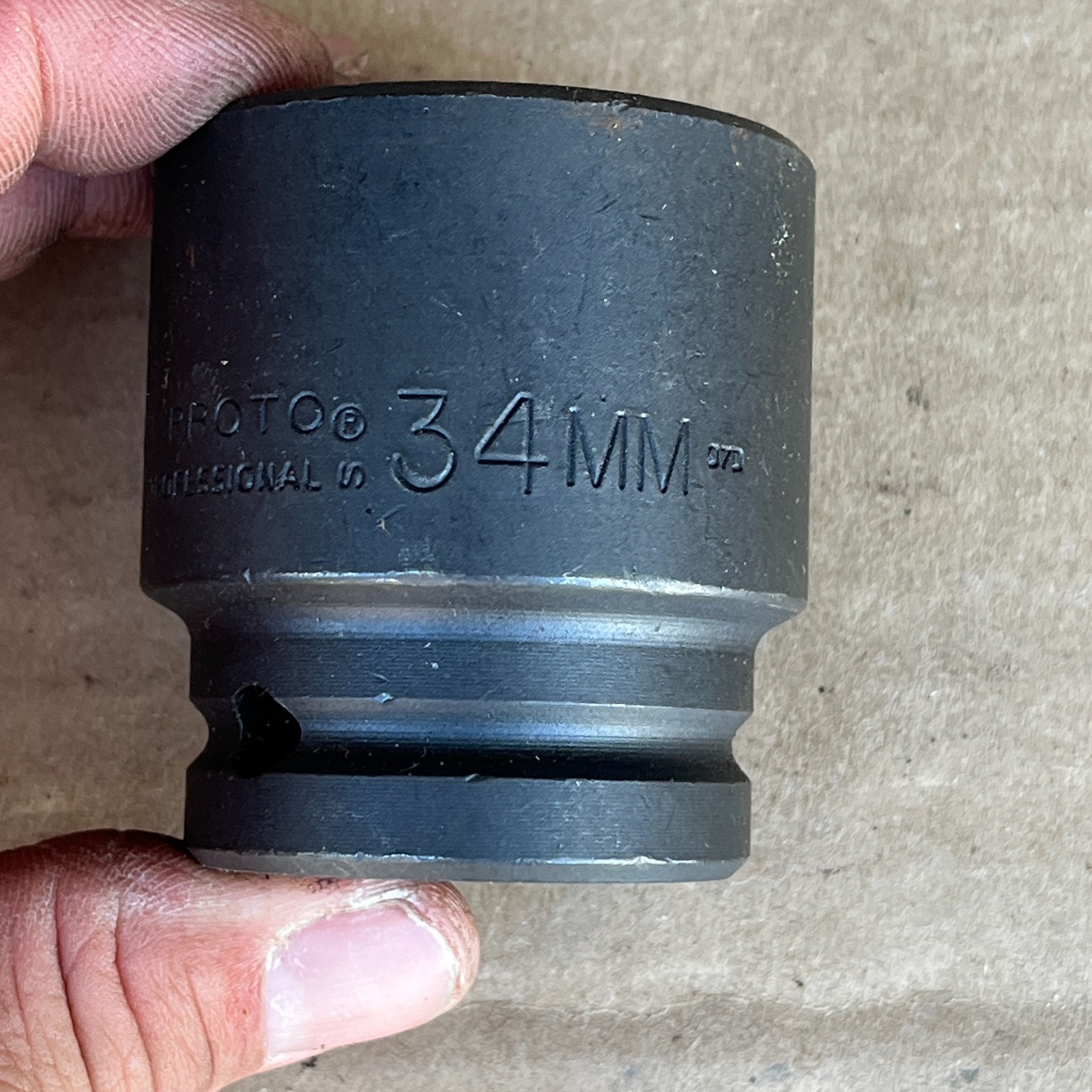 Proto Professional Impact Socket 3/4″ Drive , Metric 34mm , 6 point , 07534M