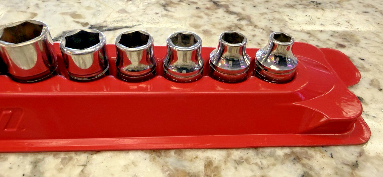 Snap-on FS081-FS281 3/8″ -1/4″- 7/8” Pakty240 11 piece Shallow Socket Set