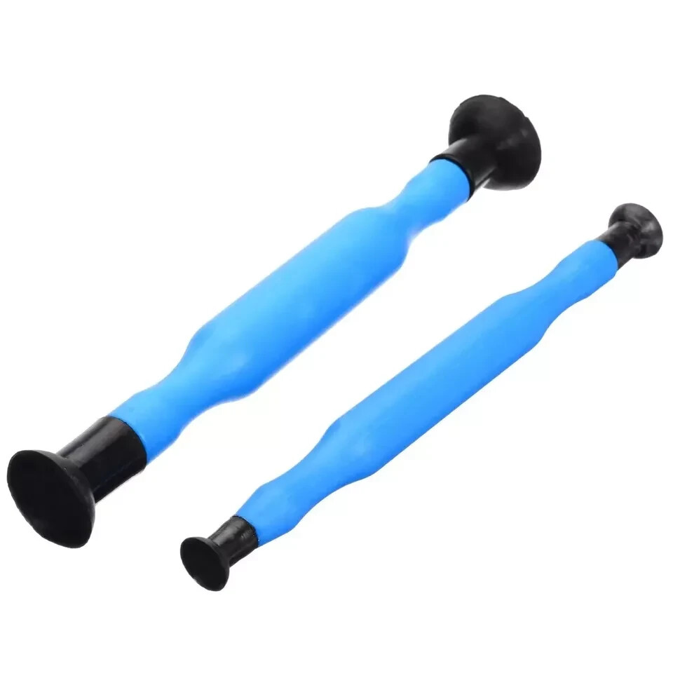 2pcs Grinding Sticks Lapping Car Valve Guide Remover Hand with Suction Cups Tool