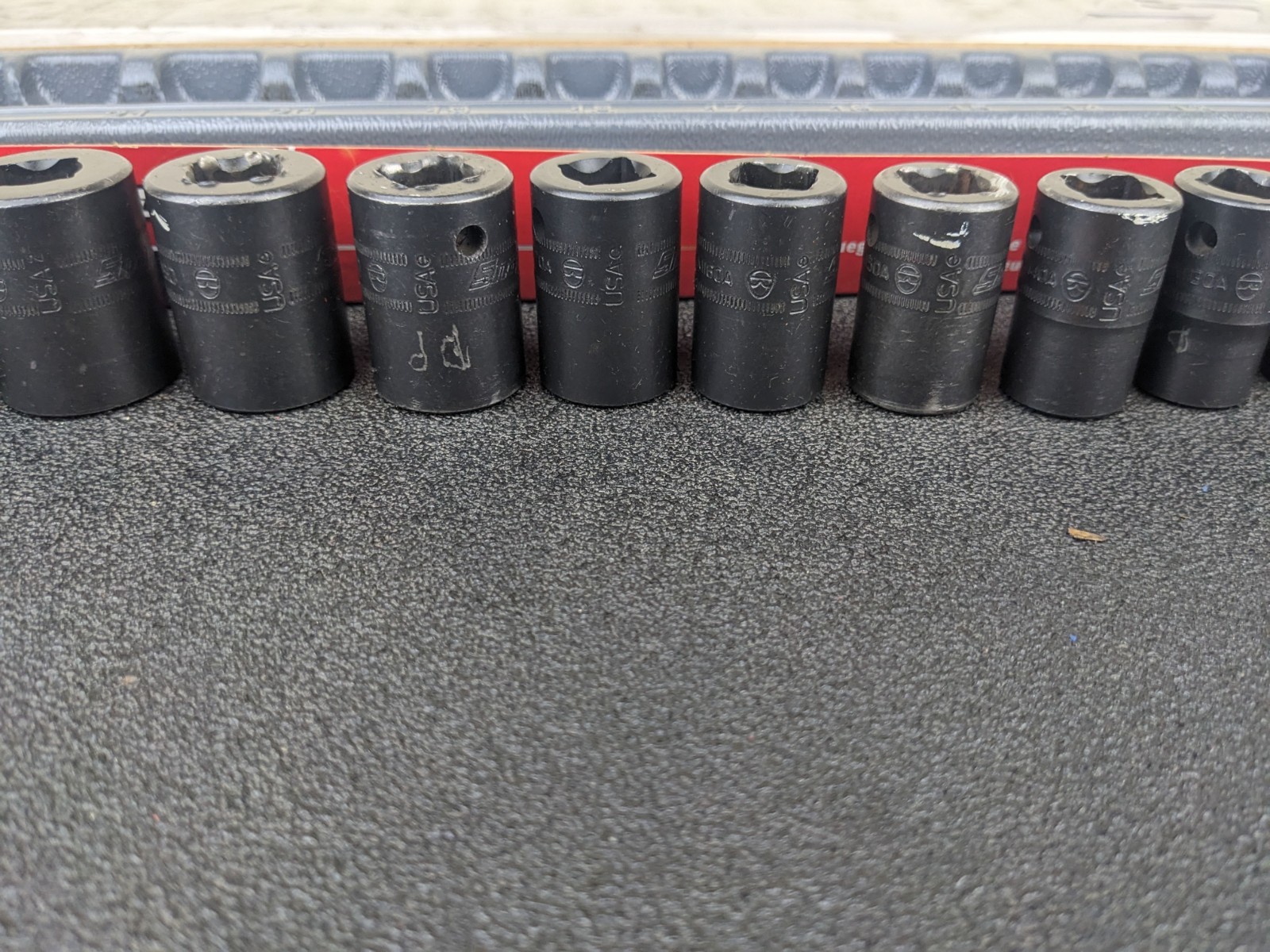 #bm356 Snap On Tools 315IMMYA 15pc 1/2″ Drive Metric Impact Socket Set 10-24mm