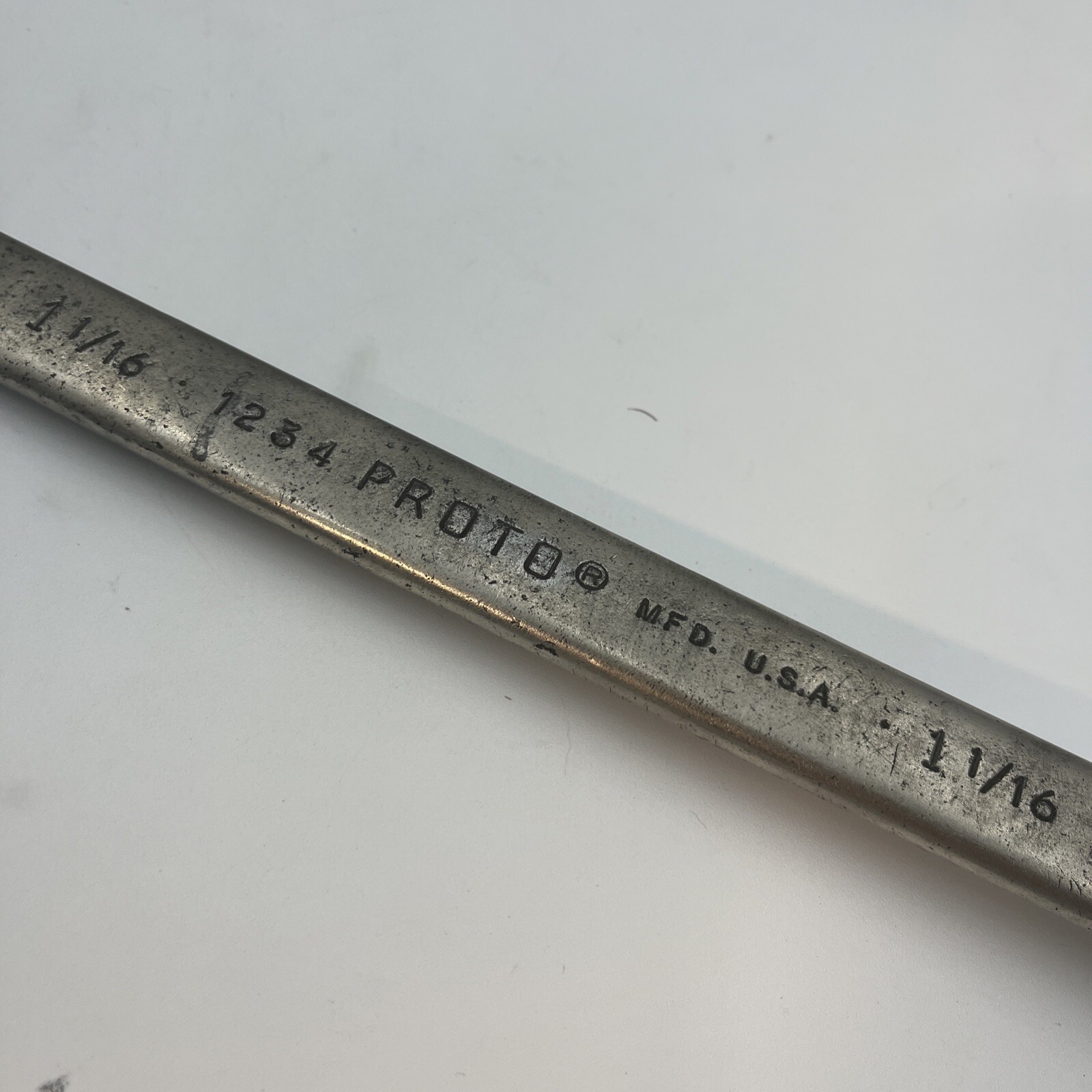 Vintage Proto 1234 Professional 1-1/16” Combination 12-pt. Wrench Made in U.S.A.