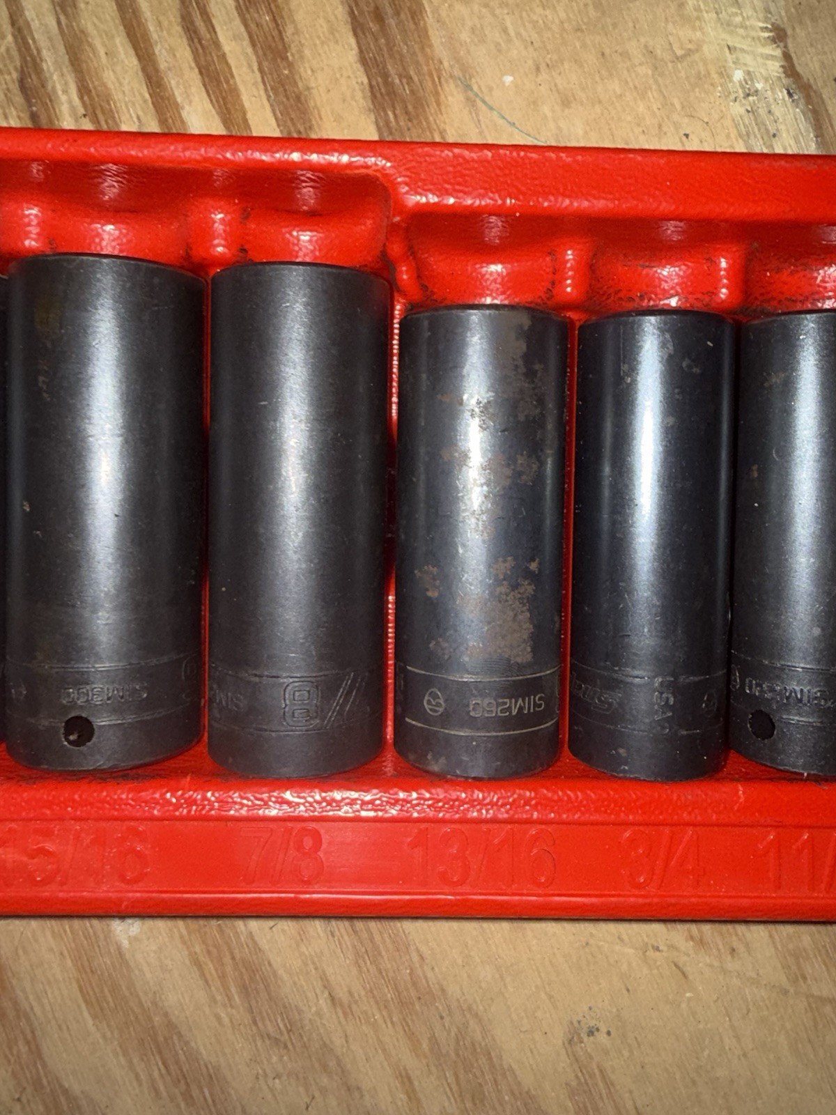 Snap-On Set, Socket, SAE Standard, Impact, Deep, 6-Point (9 pcs.) (1/2″ to 1″)