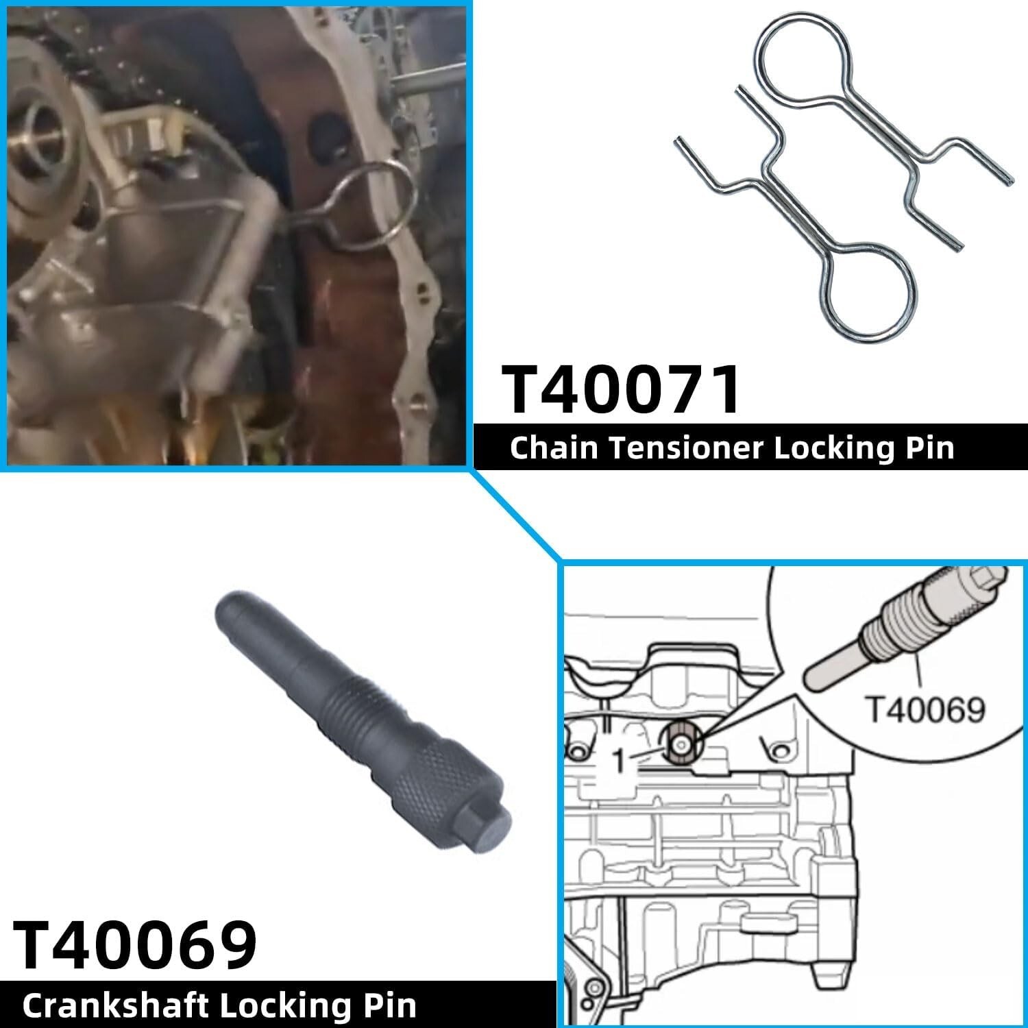 Timing Tool Kit Replacement for Audi VW 2.0 2.4 2.8 3.0T 3.2 4.2 5.2 Engine A4 A