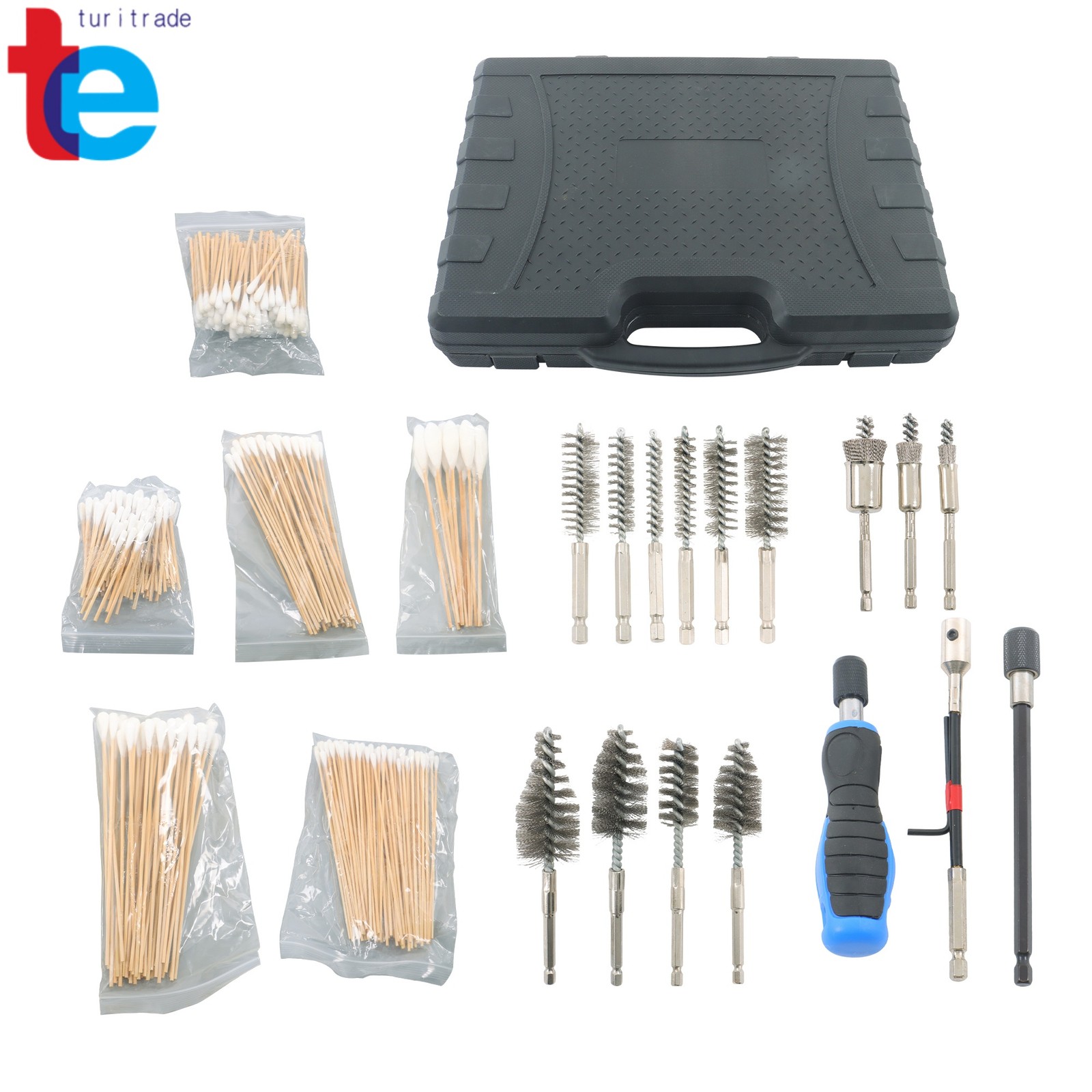 Professional Diesel Injector-Seat Cleaning Kit 8090S Cylinder Heads (17-Pack)