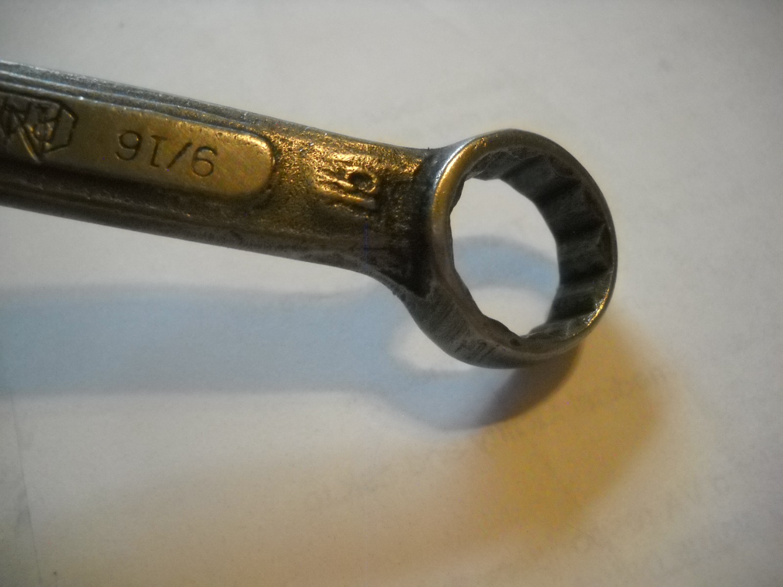 Vintage Craftsman Stubby Double Box End Wrench 9/16″ x 1/2″ 5″ Long Underline