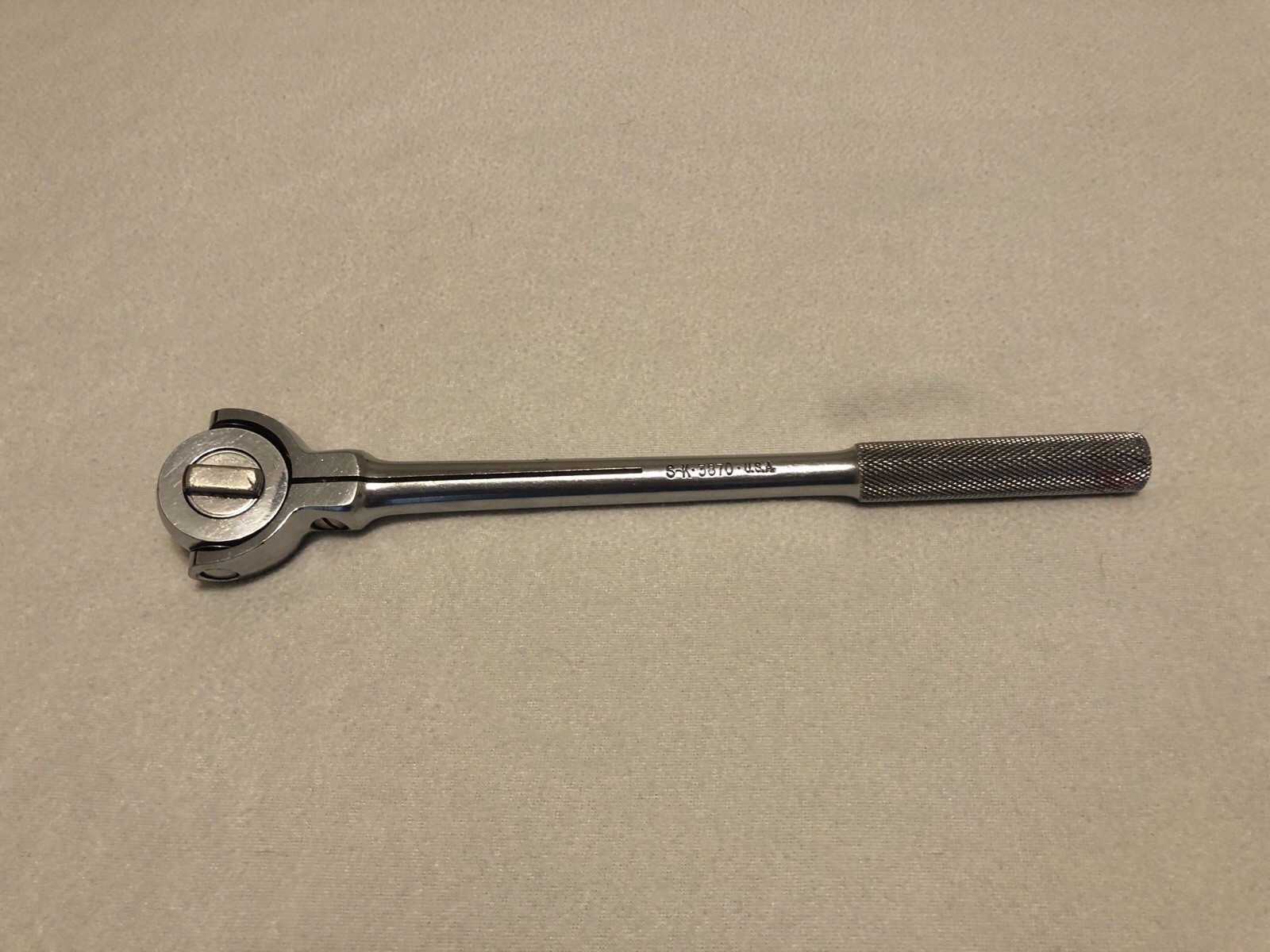 S-K Tools 3/8″ Drive Rotating Swivel Head Roto Ratchet Model 3870 USA