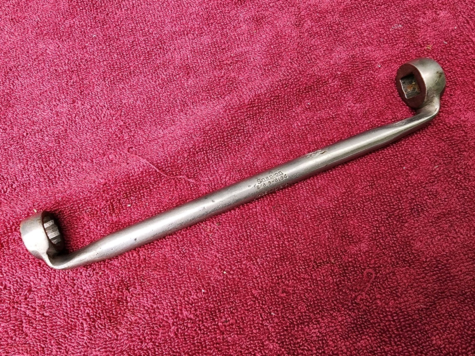 Snap-on Starter & Head Bolt Obstruction Box End Wrench S-8164-A 5/8″ USA
