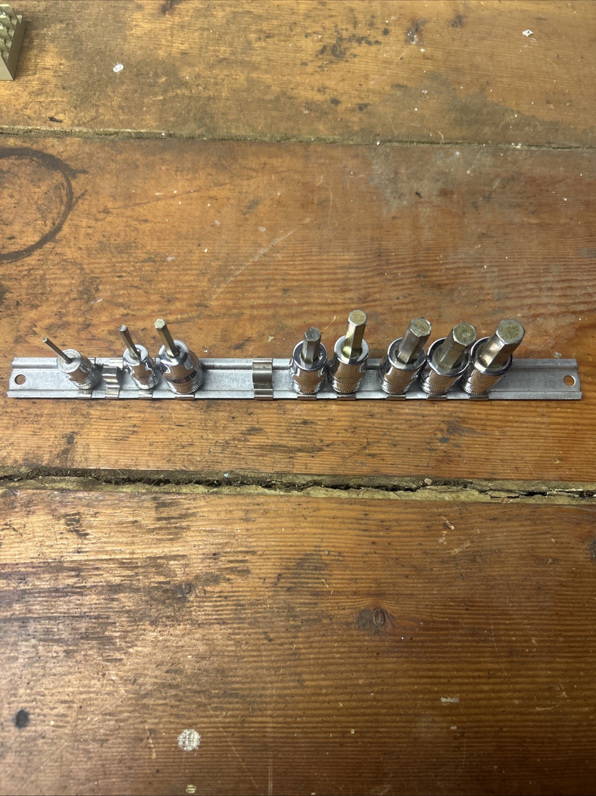 Snap On Allen Head Mixed Set 2,3 1/4 And 4,6,7,8,9, And 10 3/8