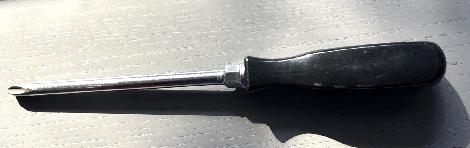 Snap-on #SSDP64 #4 Phillips Head Screwdriver Black Hard Handle 10.5″ USA Made