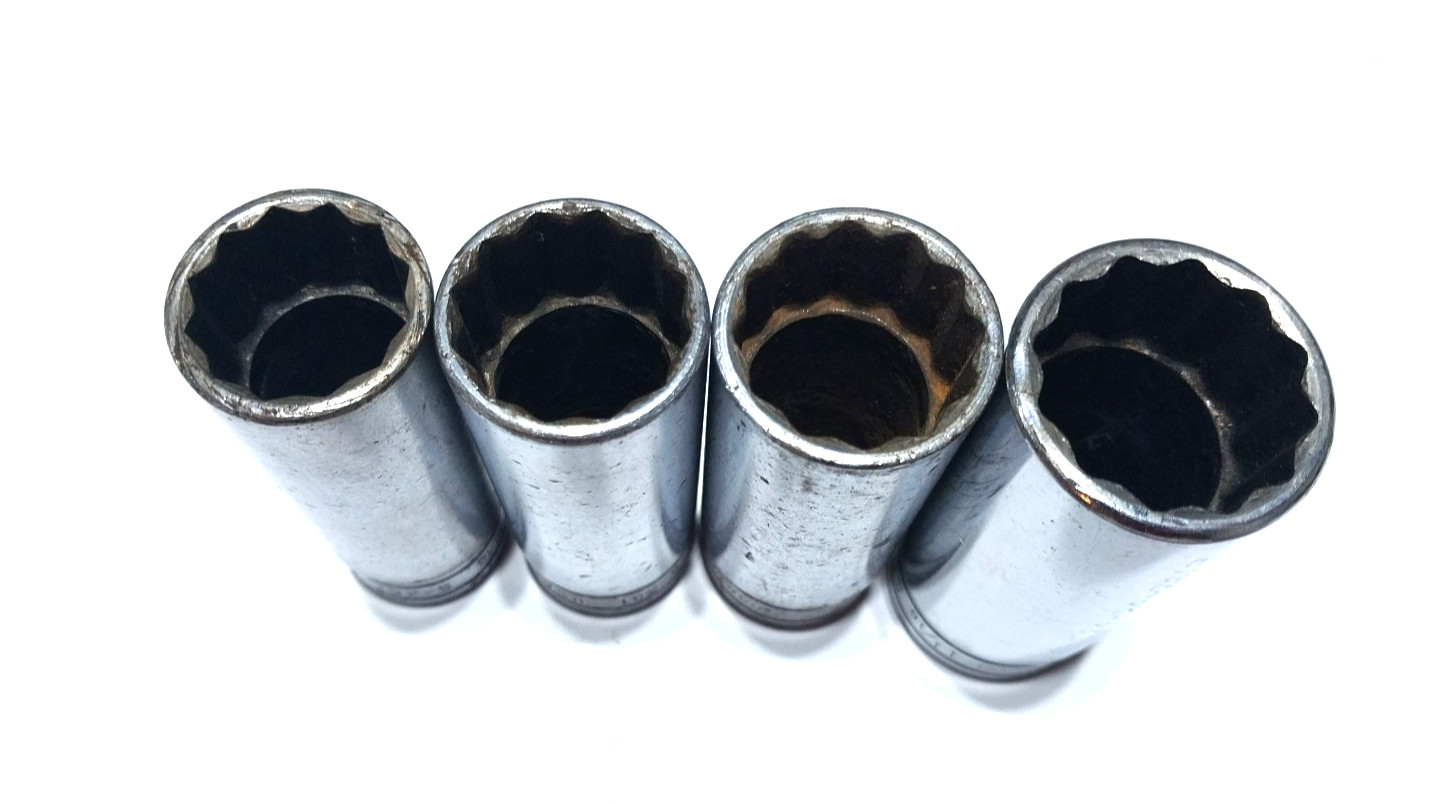 Snap On 1/2″ Dr Deep Sockets 13/16,7/8,15/16,1 1/16 » So#95