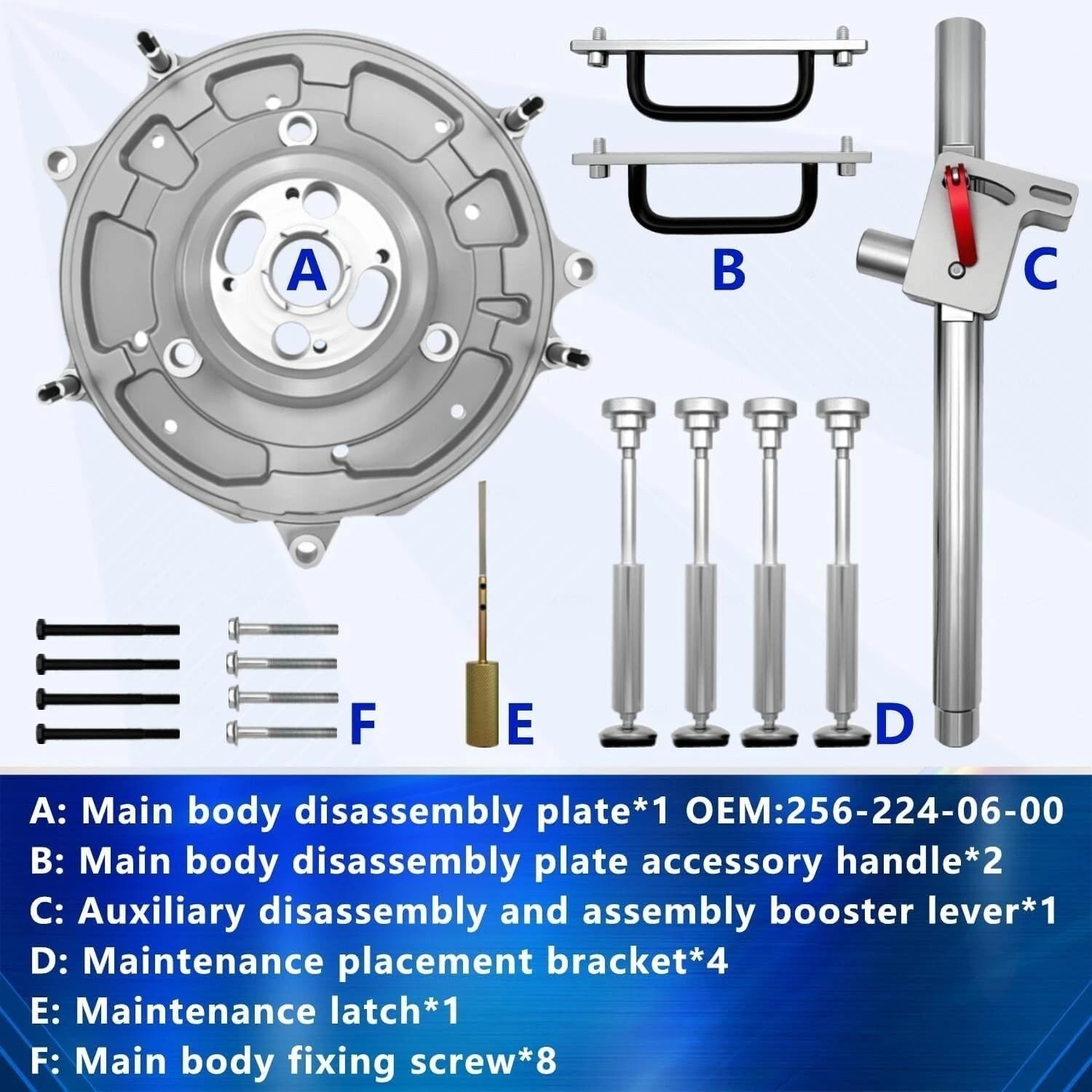 ZKTOOL Motor Rotor Bracket for Benz M254 M256 Engine 2562240600 Disassembly Tool