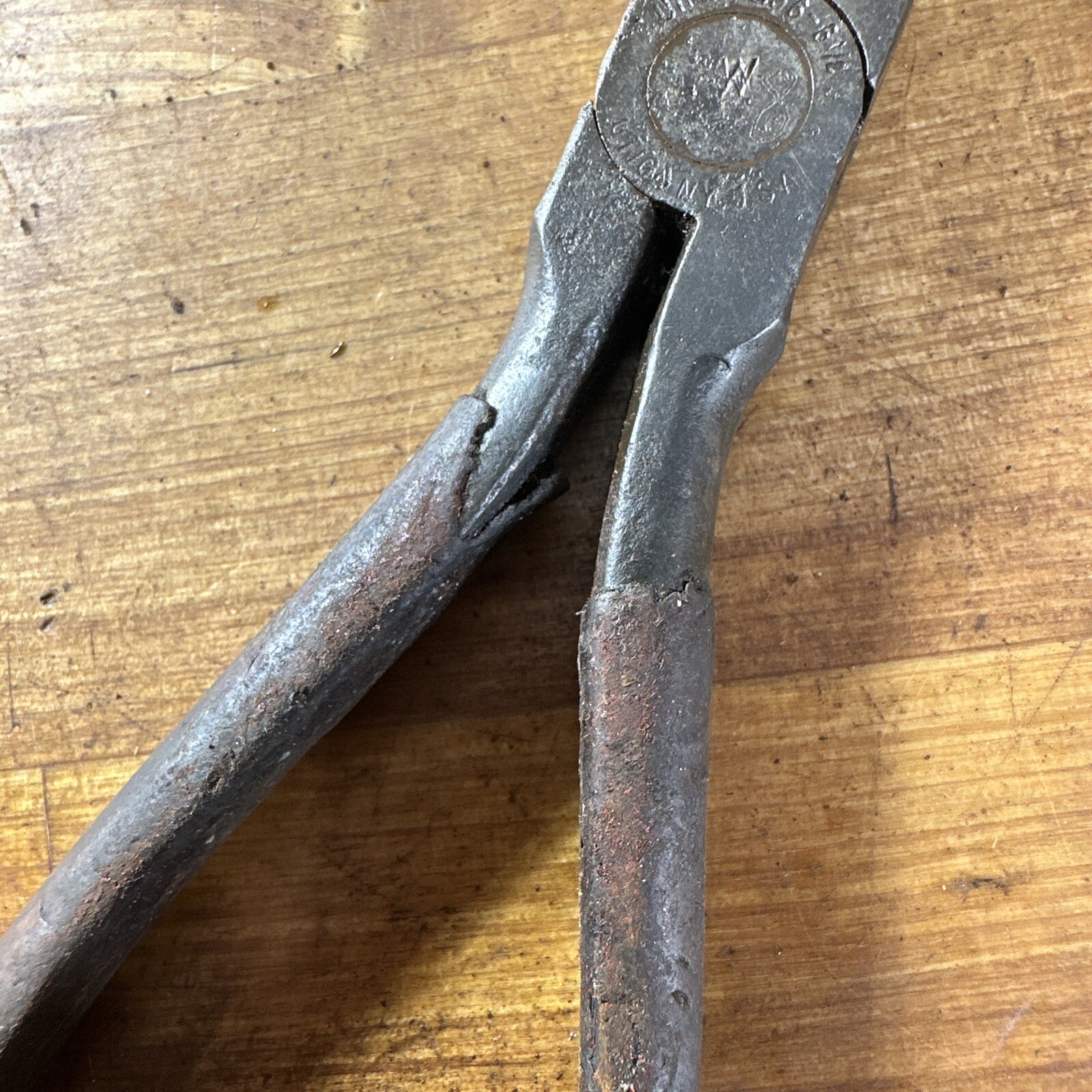 Vintage UTICA 6-1/2” Inch Needle Nose Pliers No. 296 USA