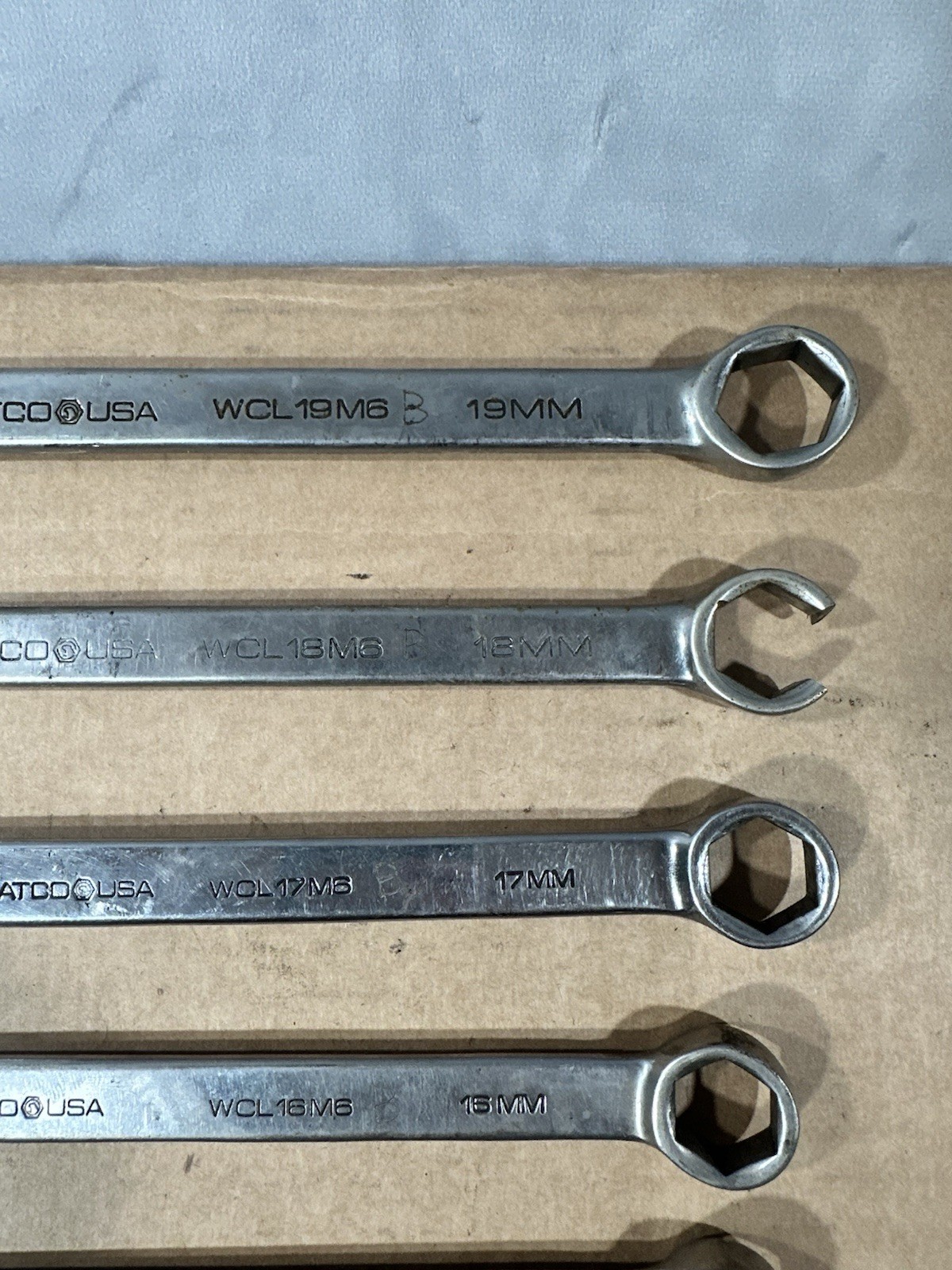 Matco Wrench Set Metric Set 9pcs WCL 11MM – 19MM USA Made