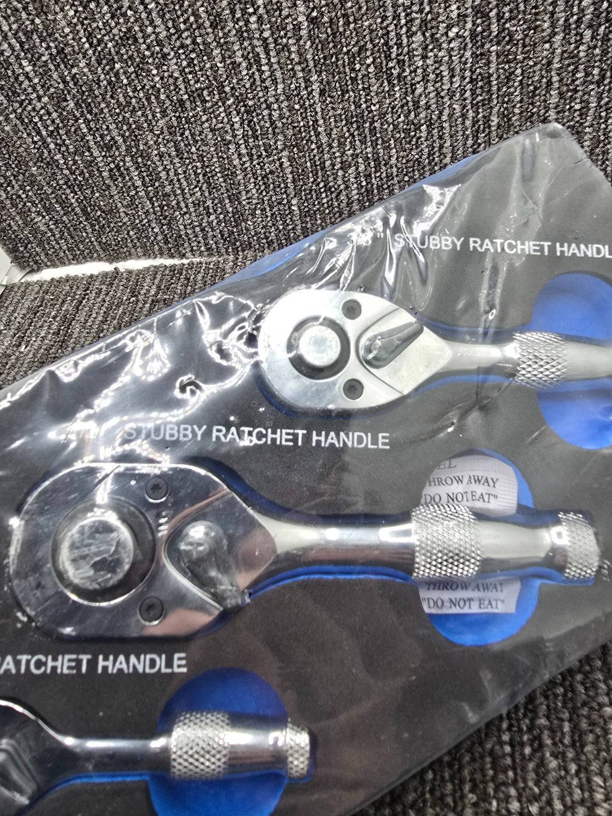 STUBBY RATCHET HANDLE 1/4″ 3/8″ 1/2″ DRIVE SHORT SOCKET WRENCH