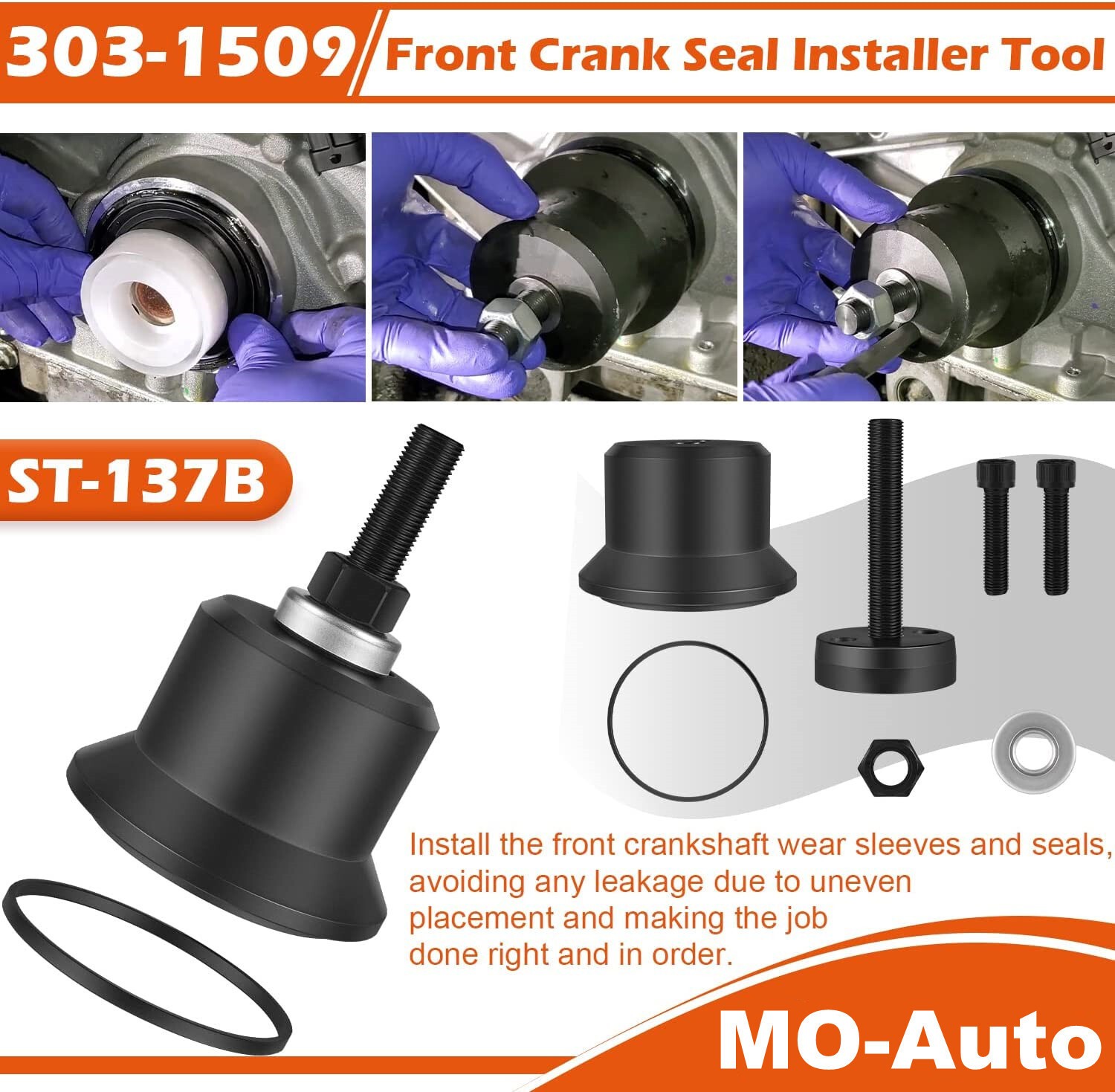 6.7L Front Rear Crankshaft Seal Installer Remover Master Set Fits Ford F-250/350