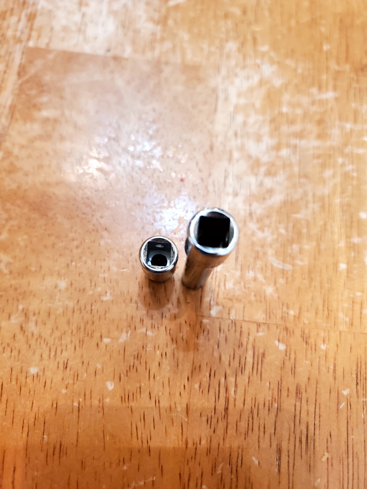 Snap On 1/4 Drive 7/32 6PT Shallow Deep Sockets Lot Of 2