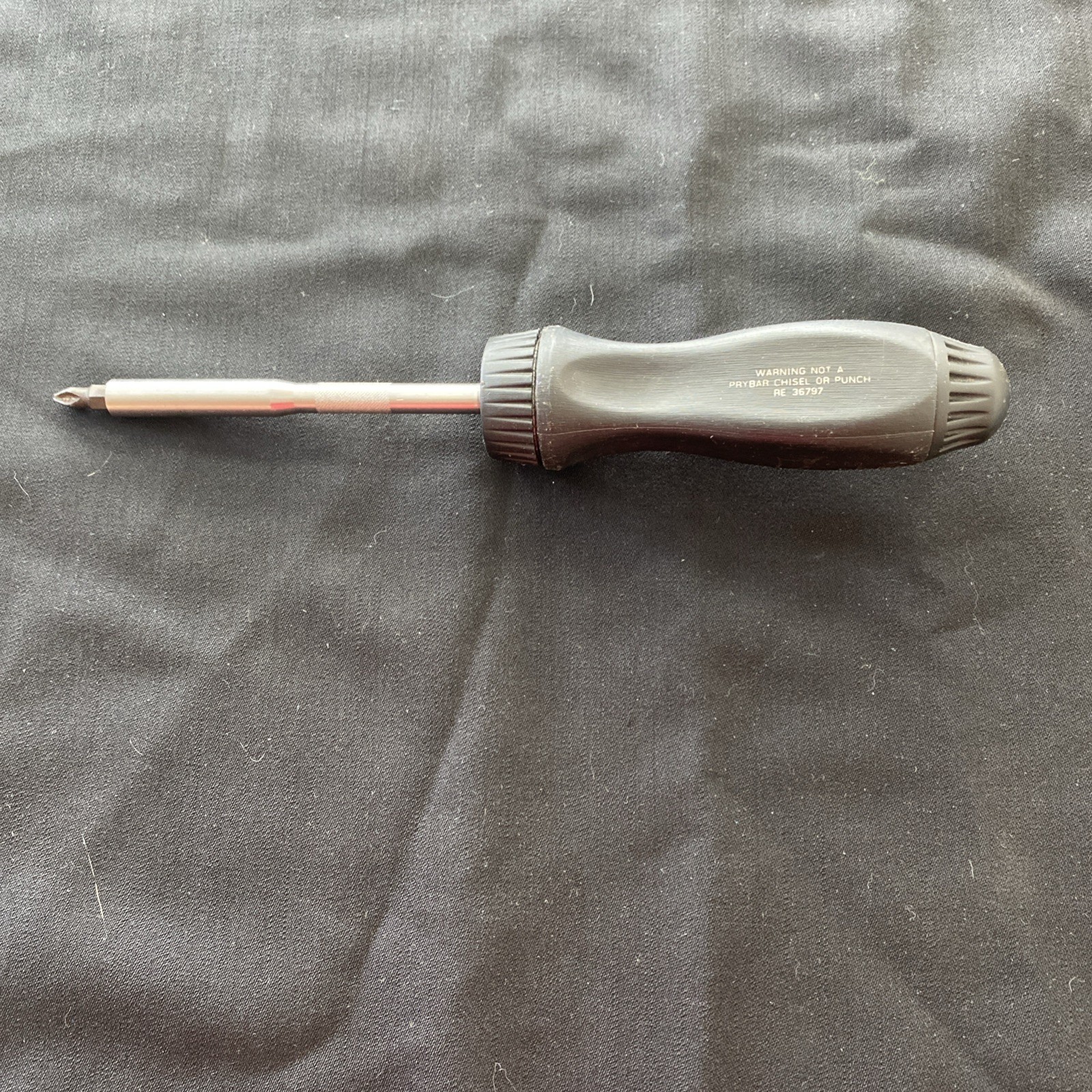 Snap-On Ratcheting Screwdriver SSDMR4B Black USA