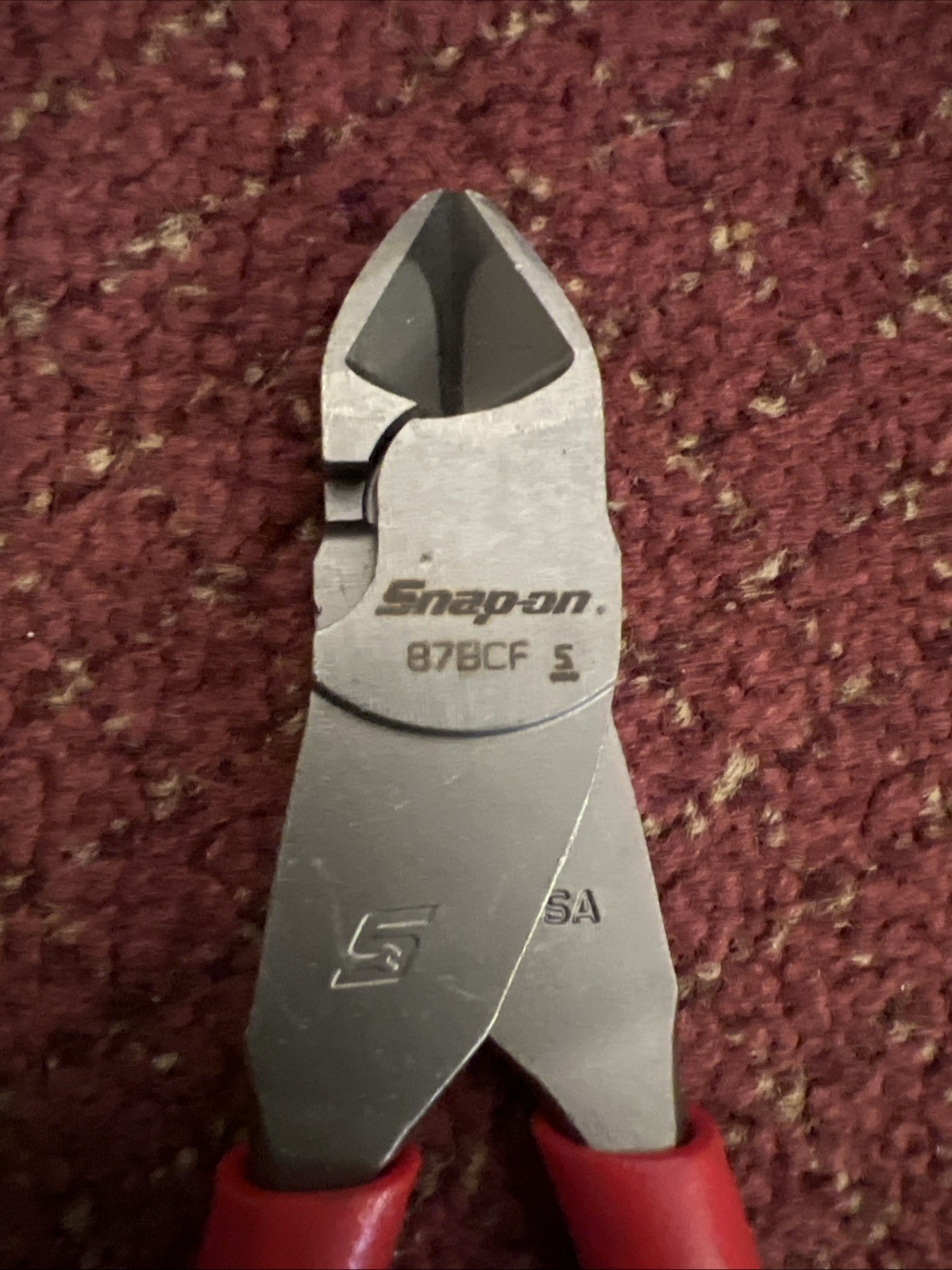 Snap On Tools 87BCF Soft Grip Vector Edge Diagonal Cutter Pliers 7.5″ NEW 🔥