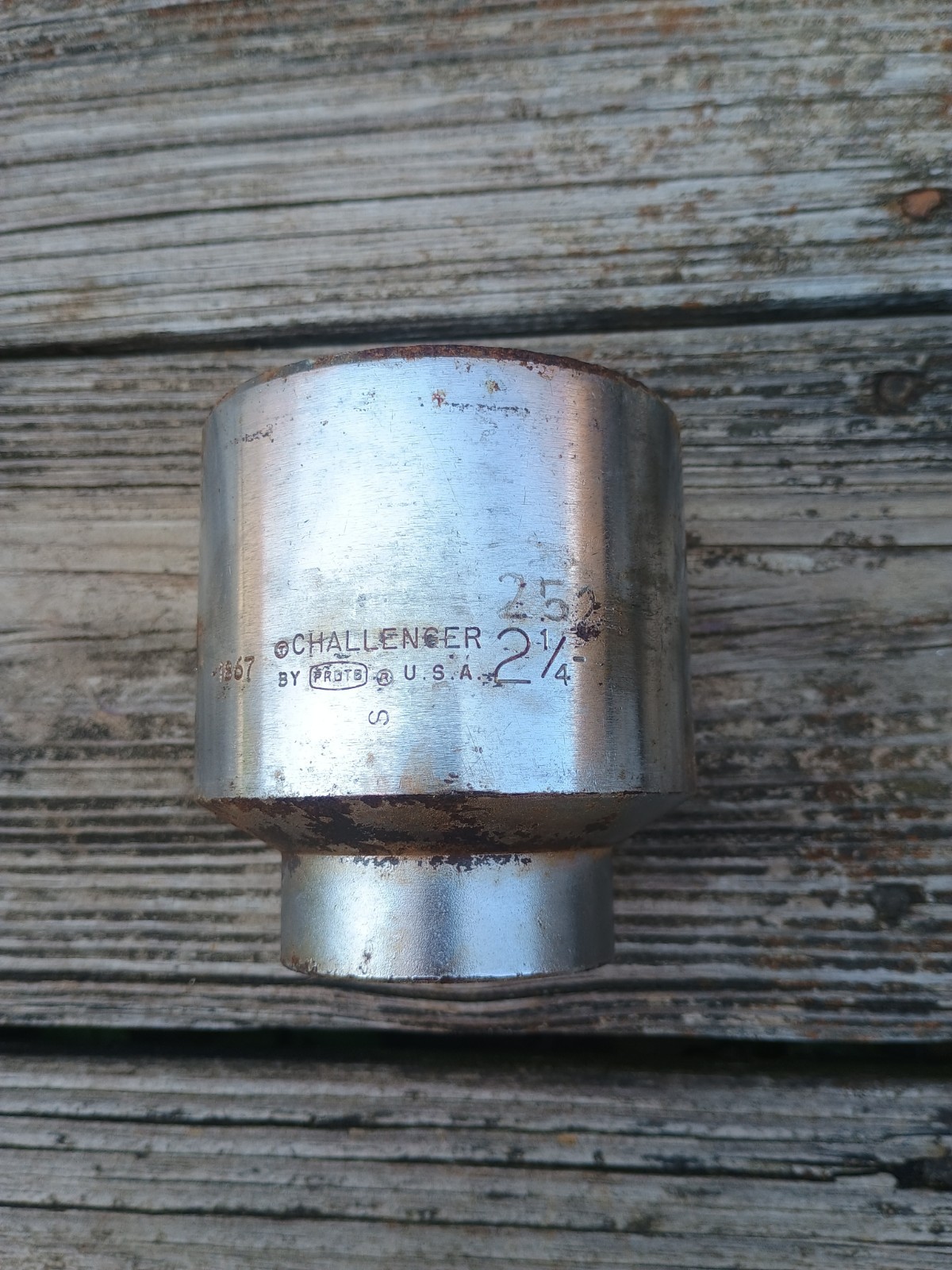 Challenger by Proto 2-1/4″ 12 Point Socket 3/4″ Drive 1867 USA